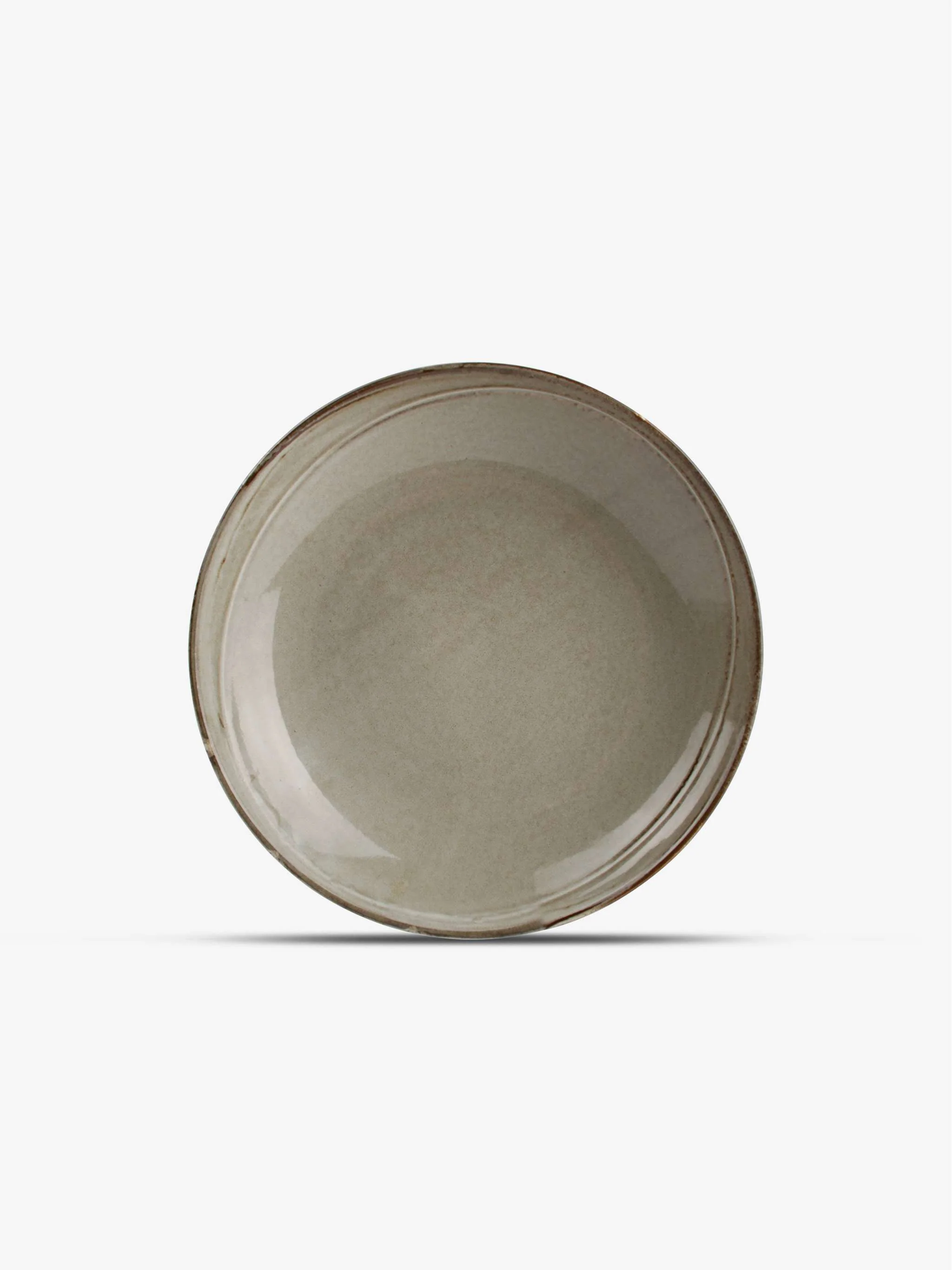 Plato hondo para servir Ceres, tamaño 24.5 x 4 cm, color gris - Image 2