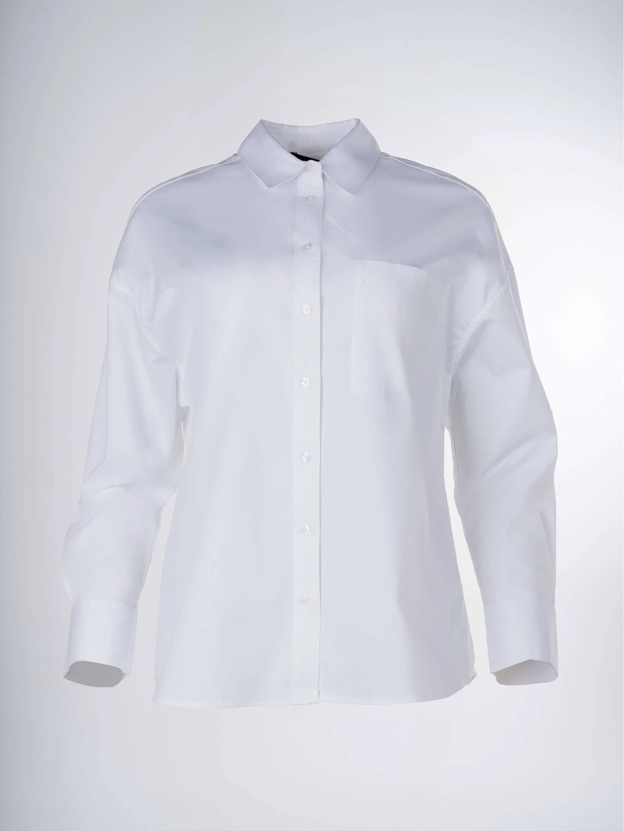 Camisas manga larga Lafuw, color blanco, para Damas