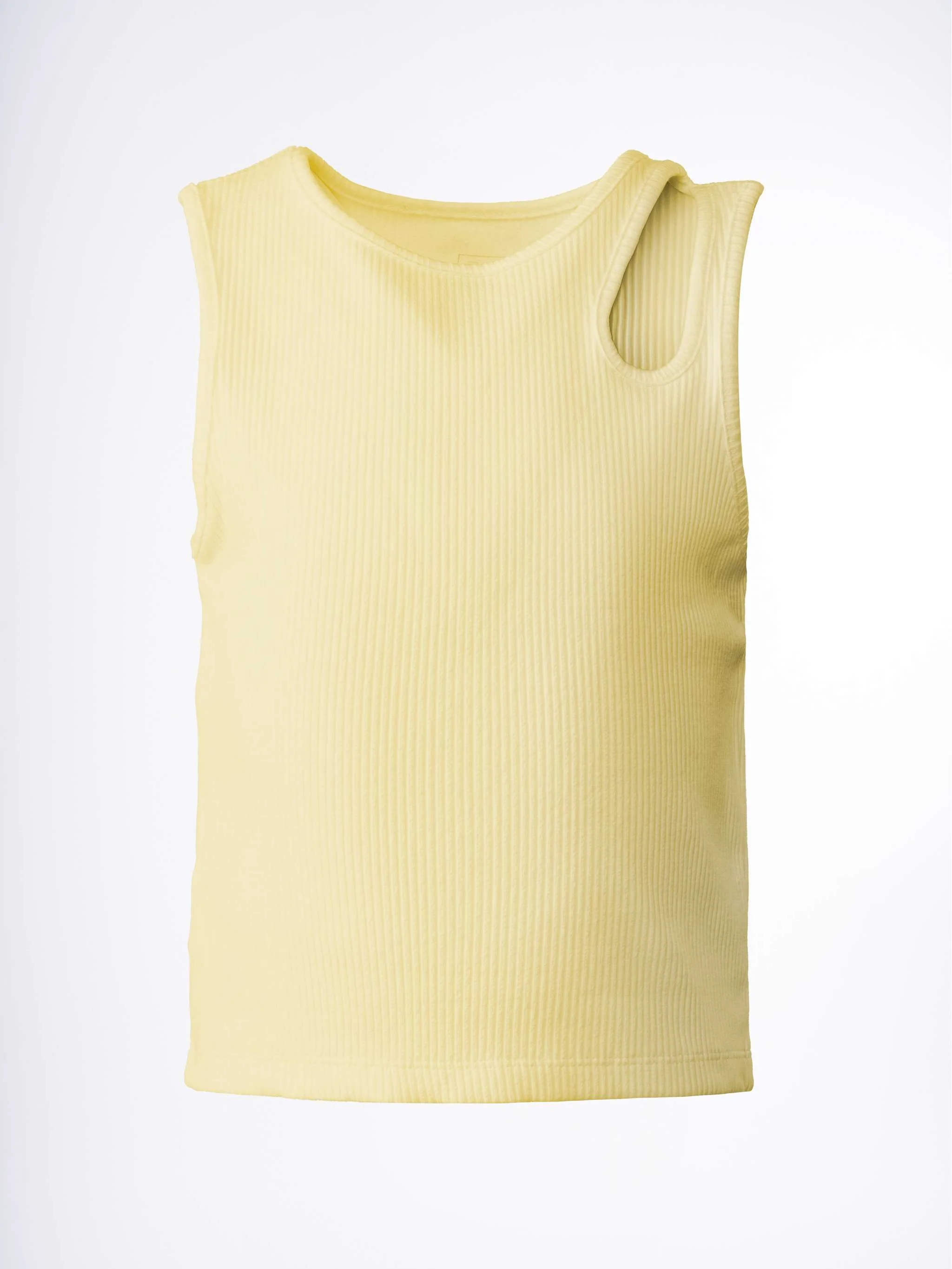 Franela sin mangas LOPUZ KD, color amarillo, para Niña