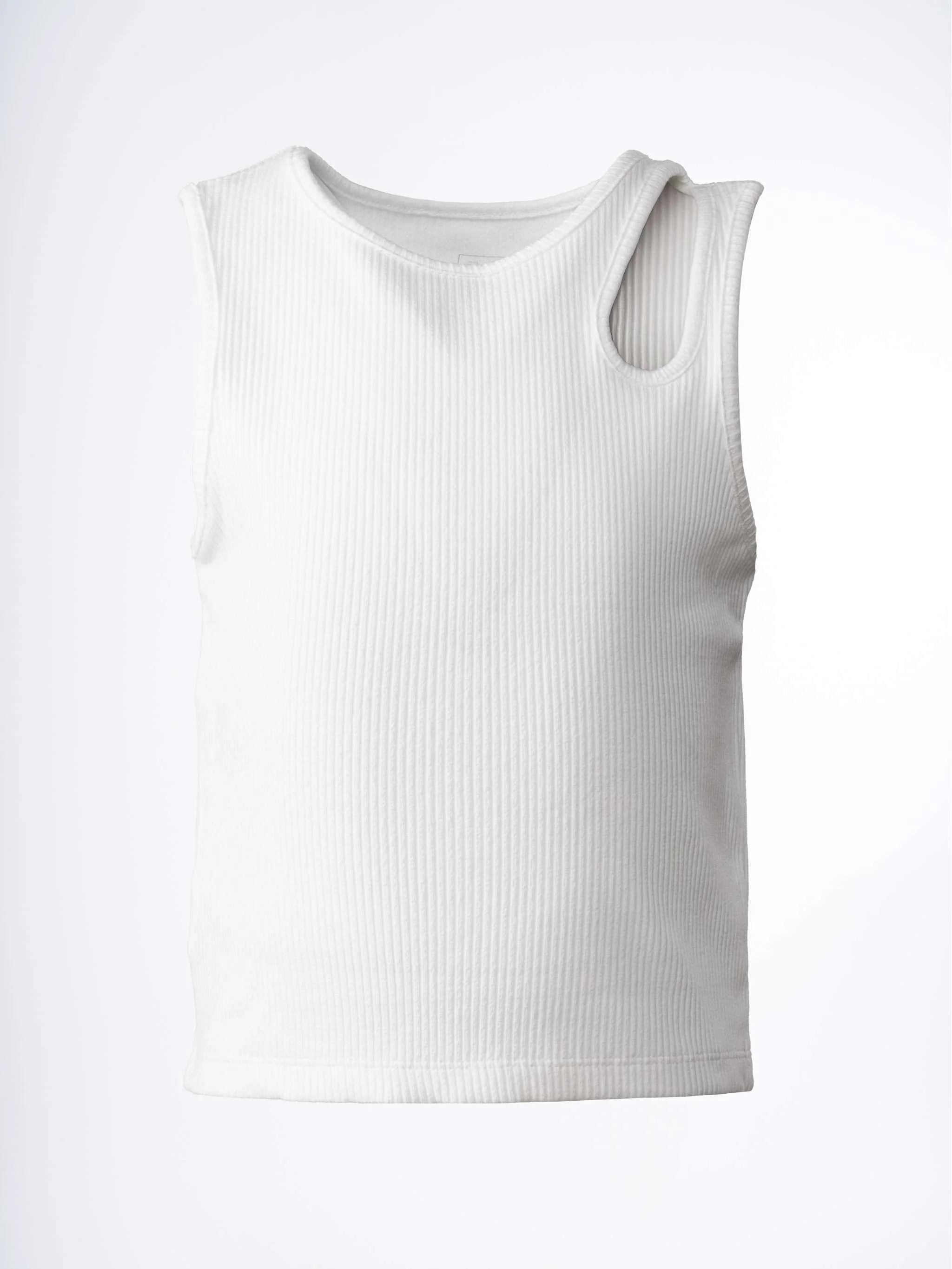 Franela sin mangas LOPUZ KD, color blanco, para Niña