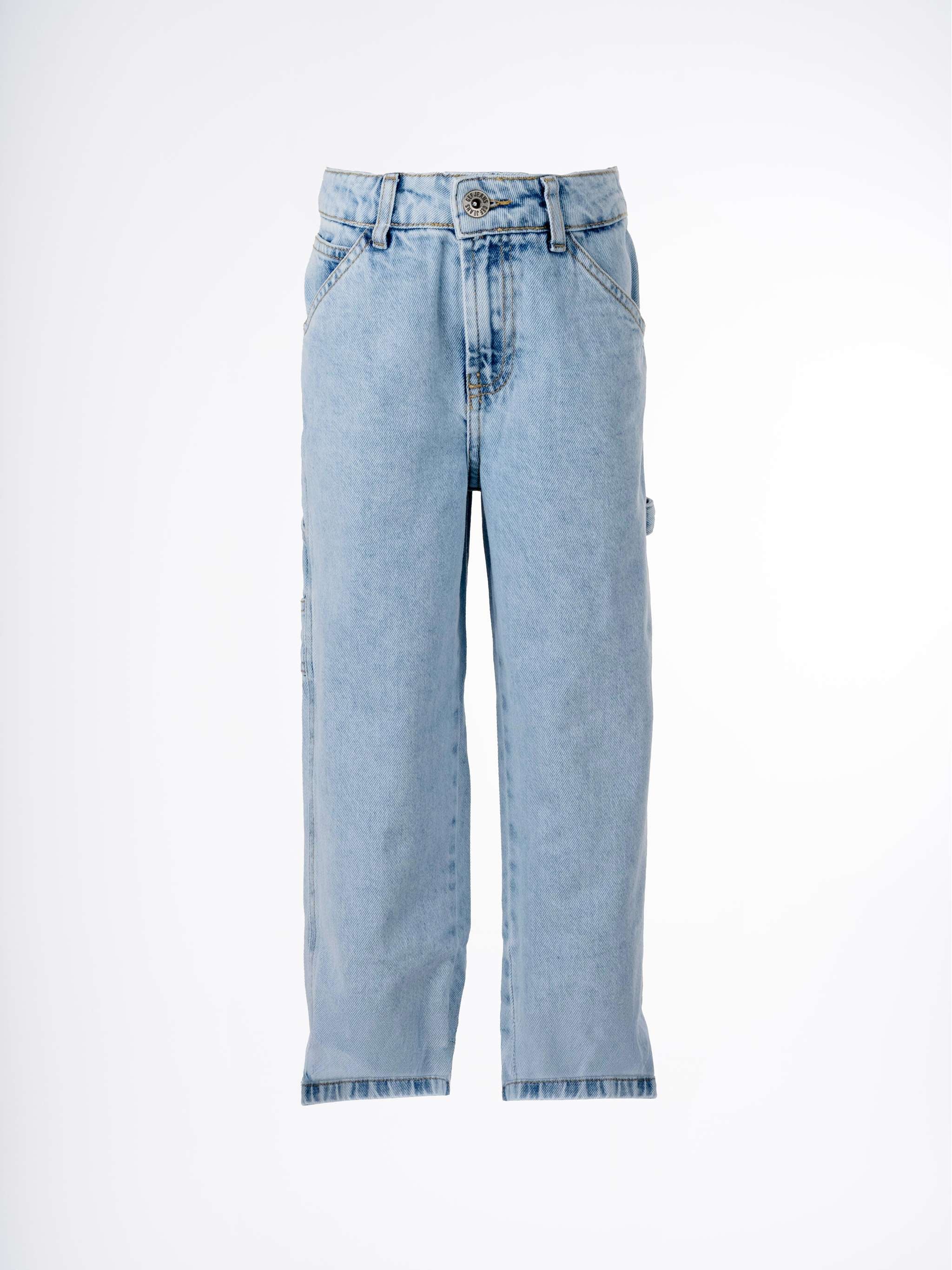 Jeans recto Lawax Kd, color indigo medio, para Niño