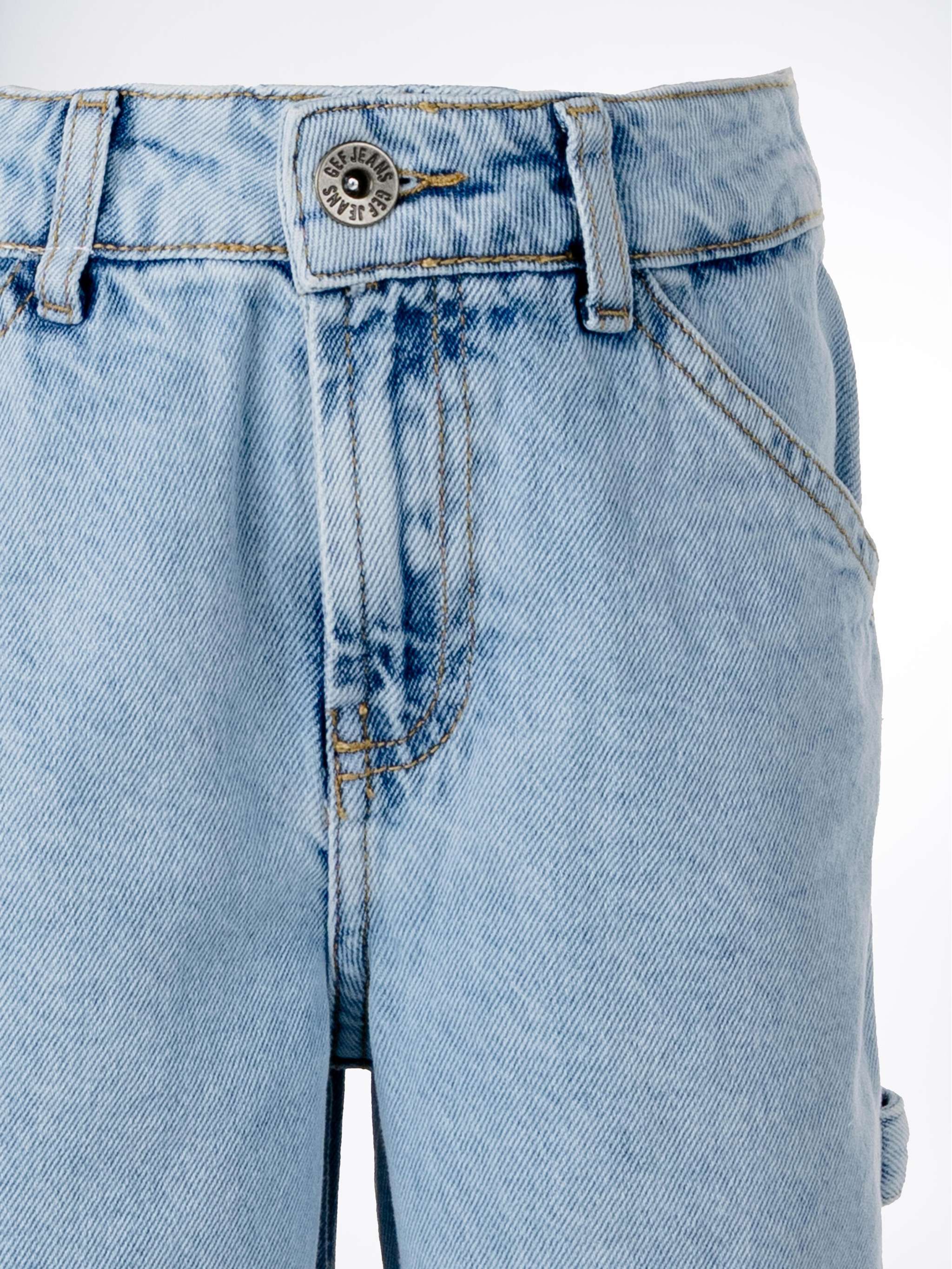 Jeans recto Lawax Kd, color indigo medio, para Niño - Image 3