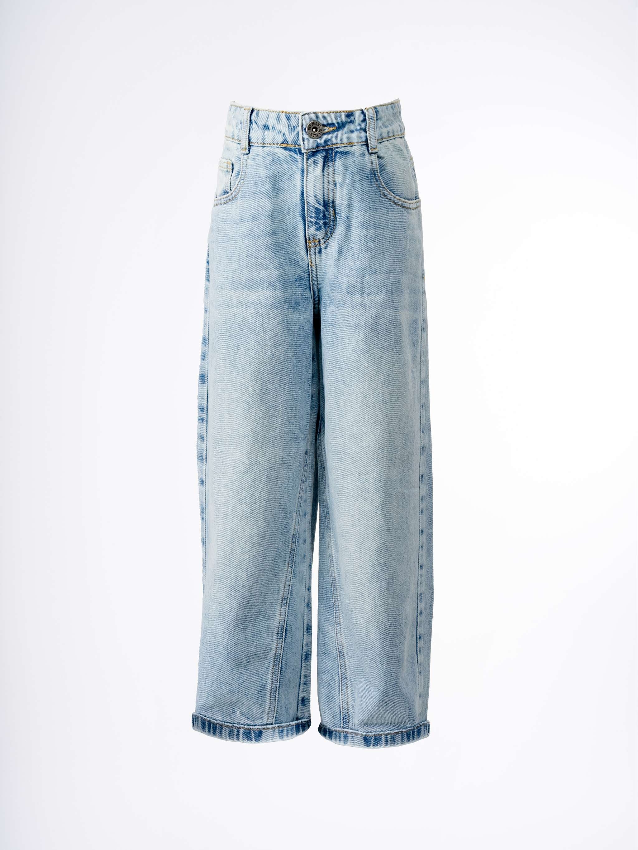 Jeans recto Lisey Kd, color indigo medio, para Niña