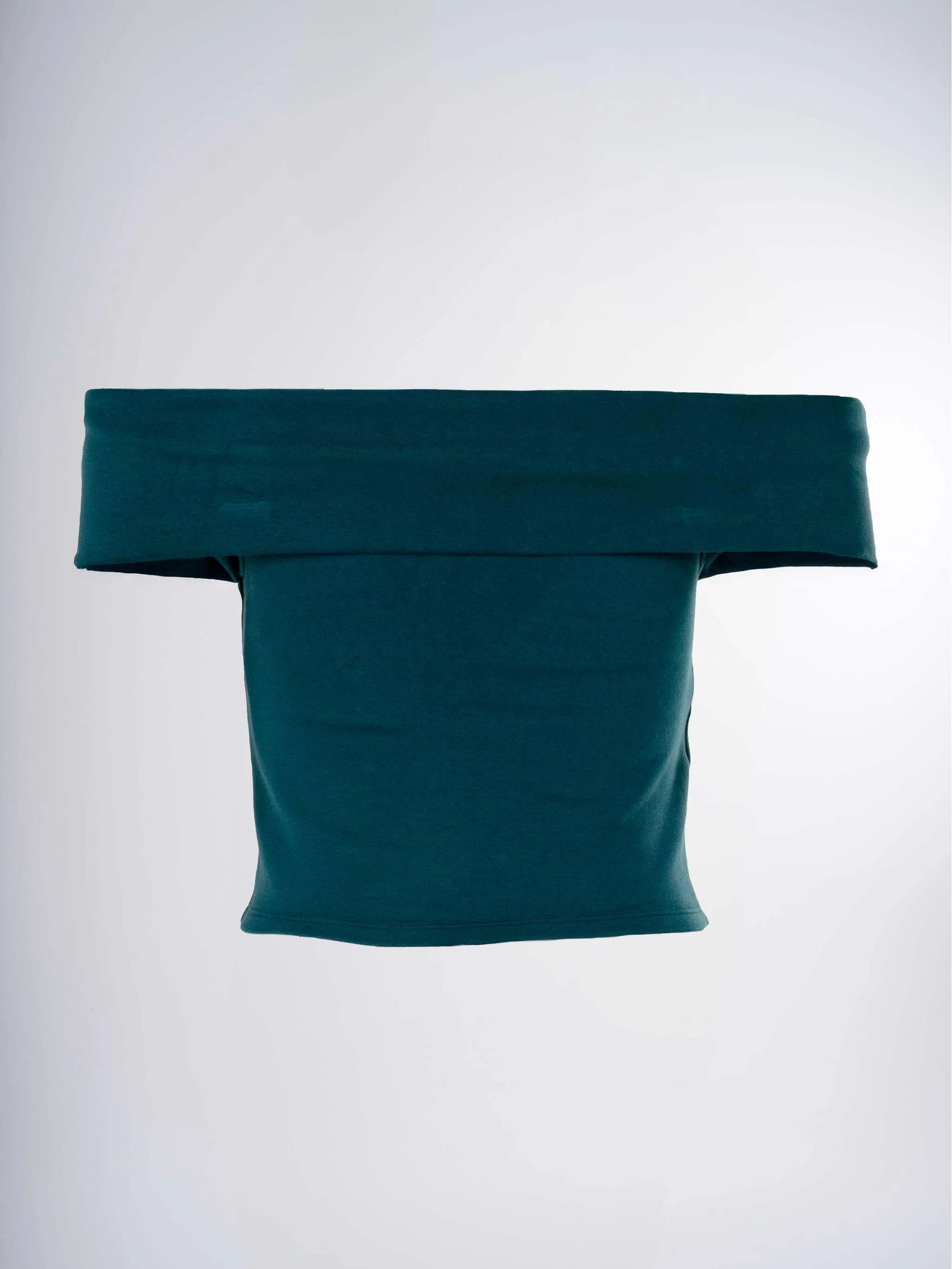 Top Bardot Luba, color verde, para Damas - Image 3