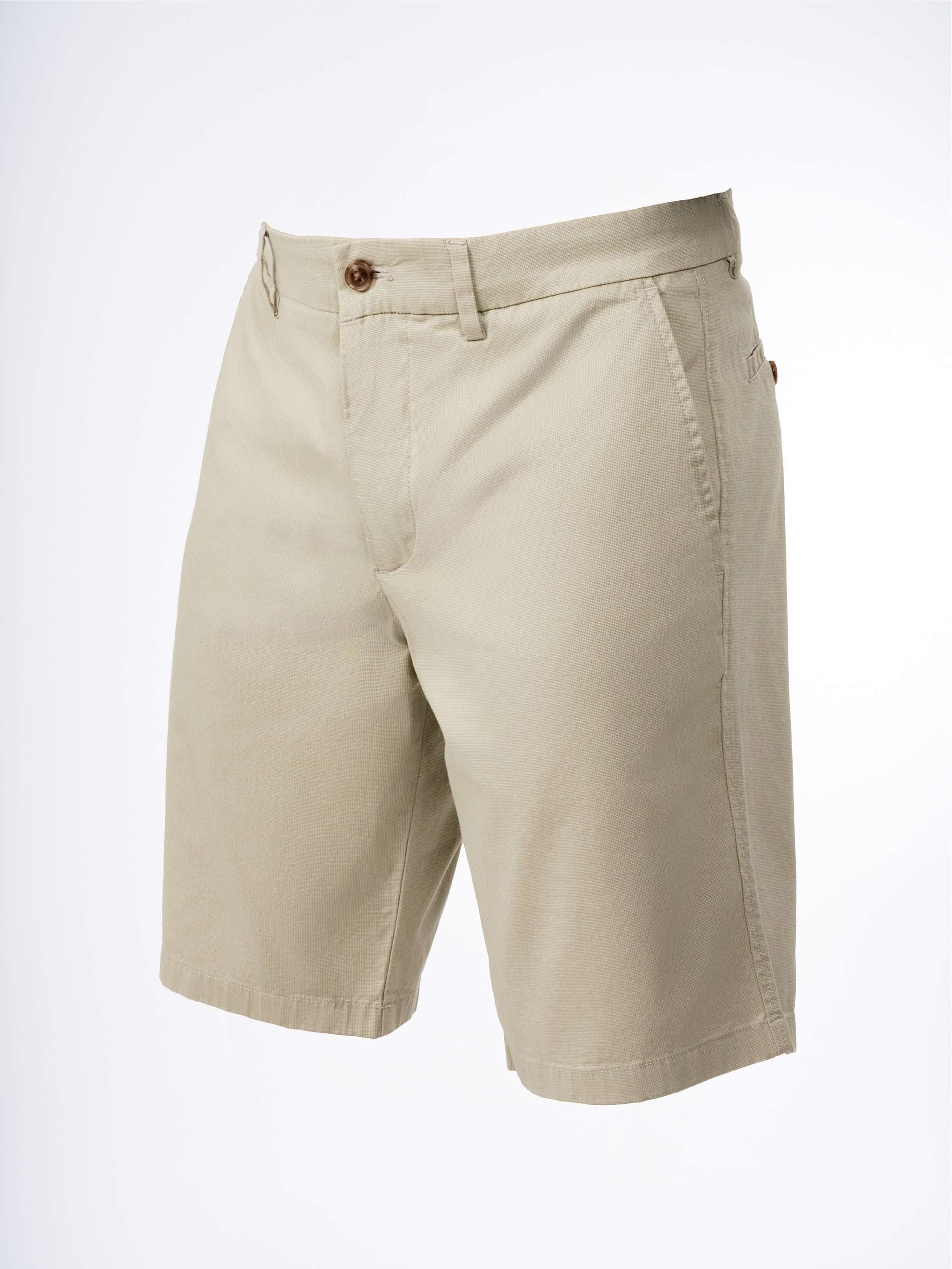 Bermuda básica, color beige, para Caballeros - Image 3