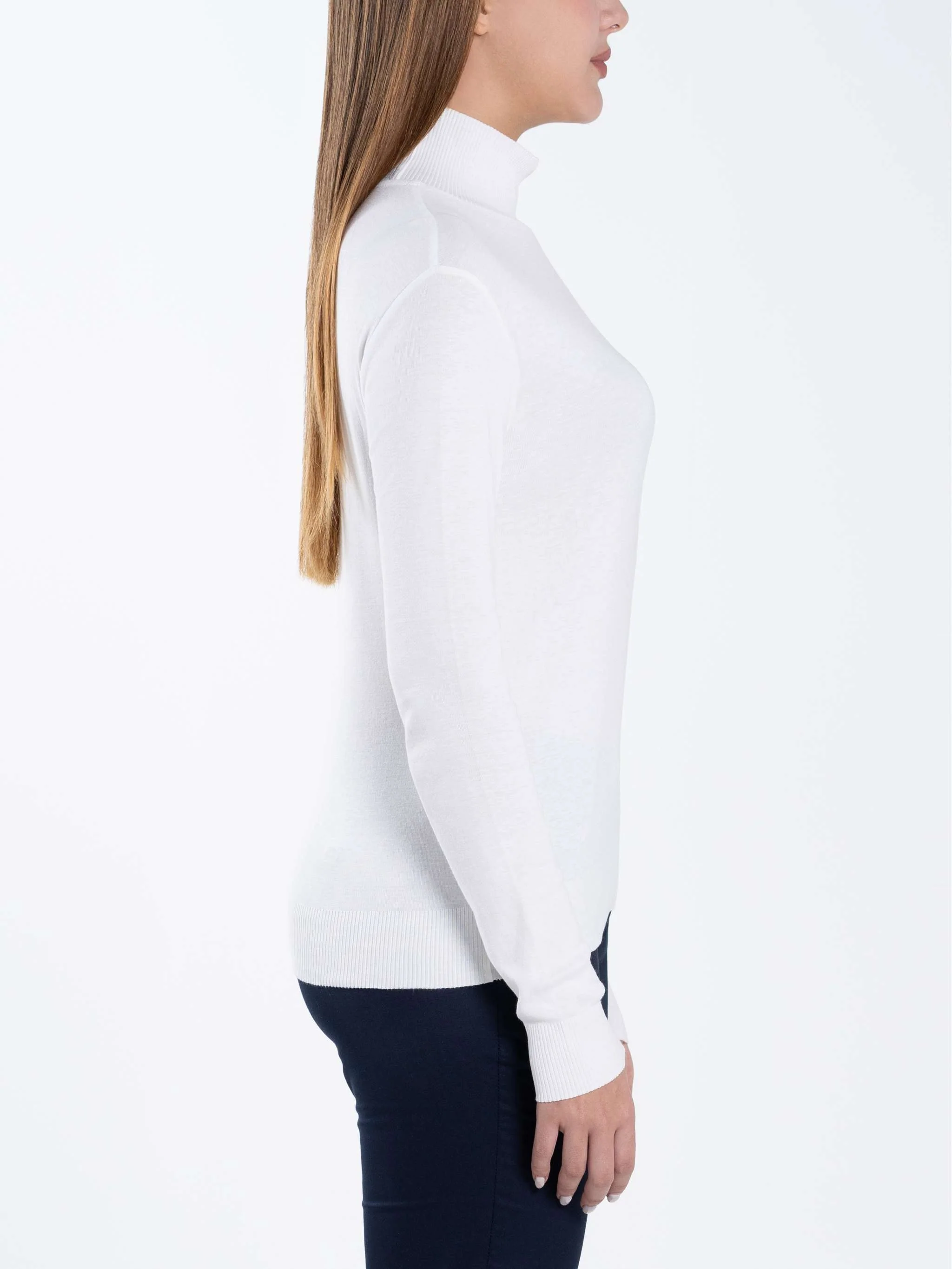 Suéter casual, color blanco, para Damas - Image 3