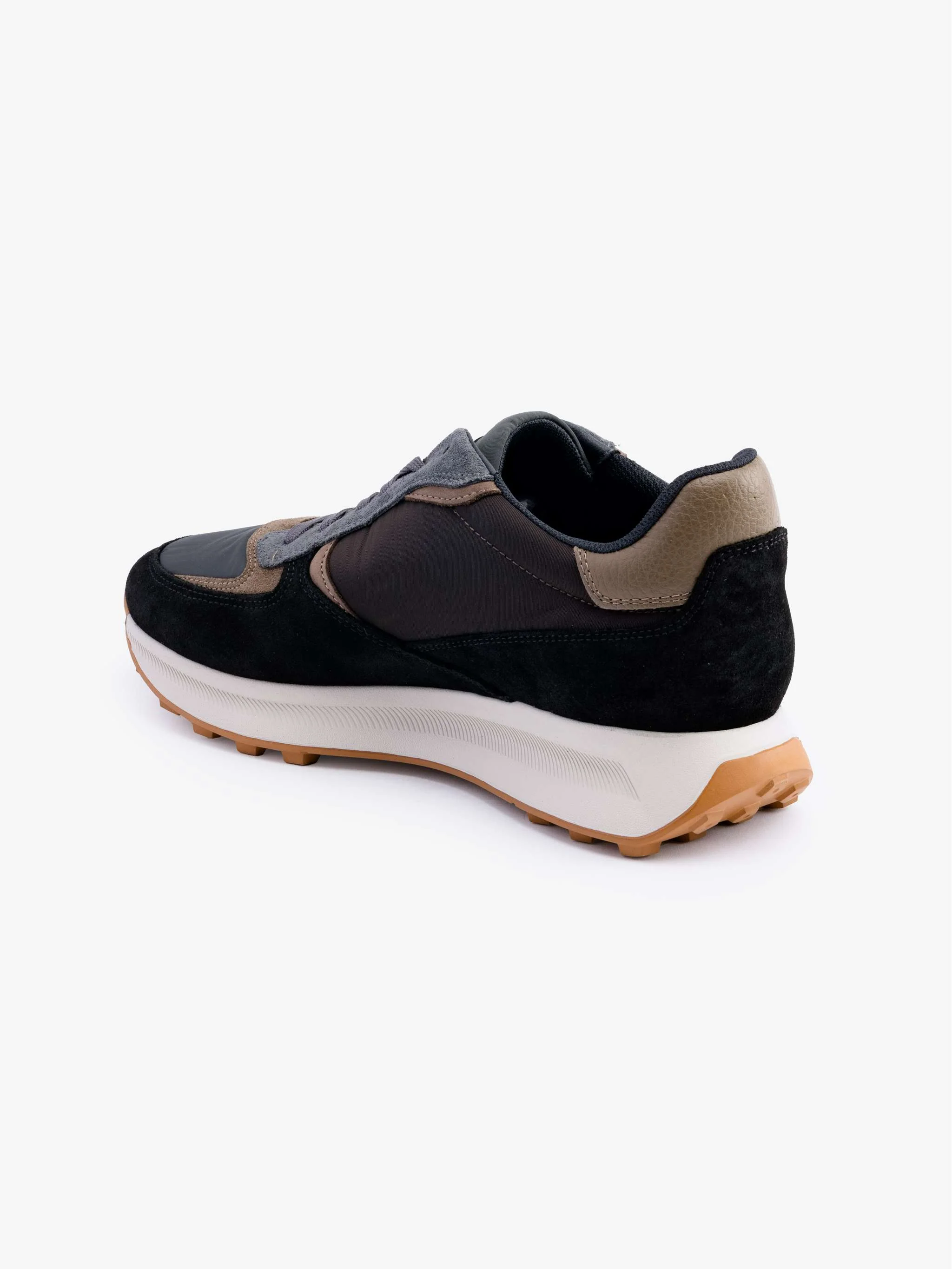 Zapatos Deportivos Scarpa Uomo Camoscio, color negro con gris, para Caballeros - Image 3