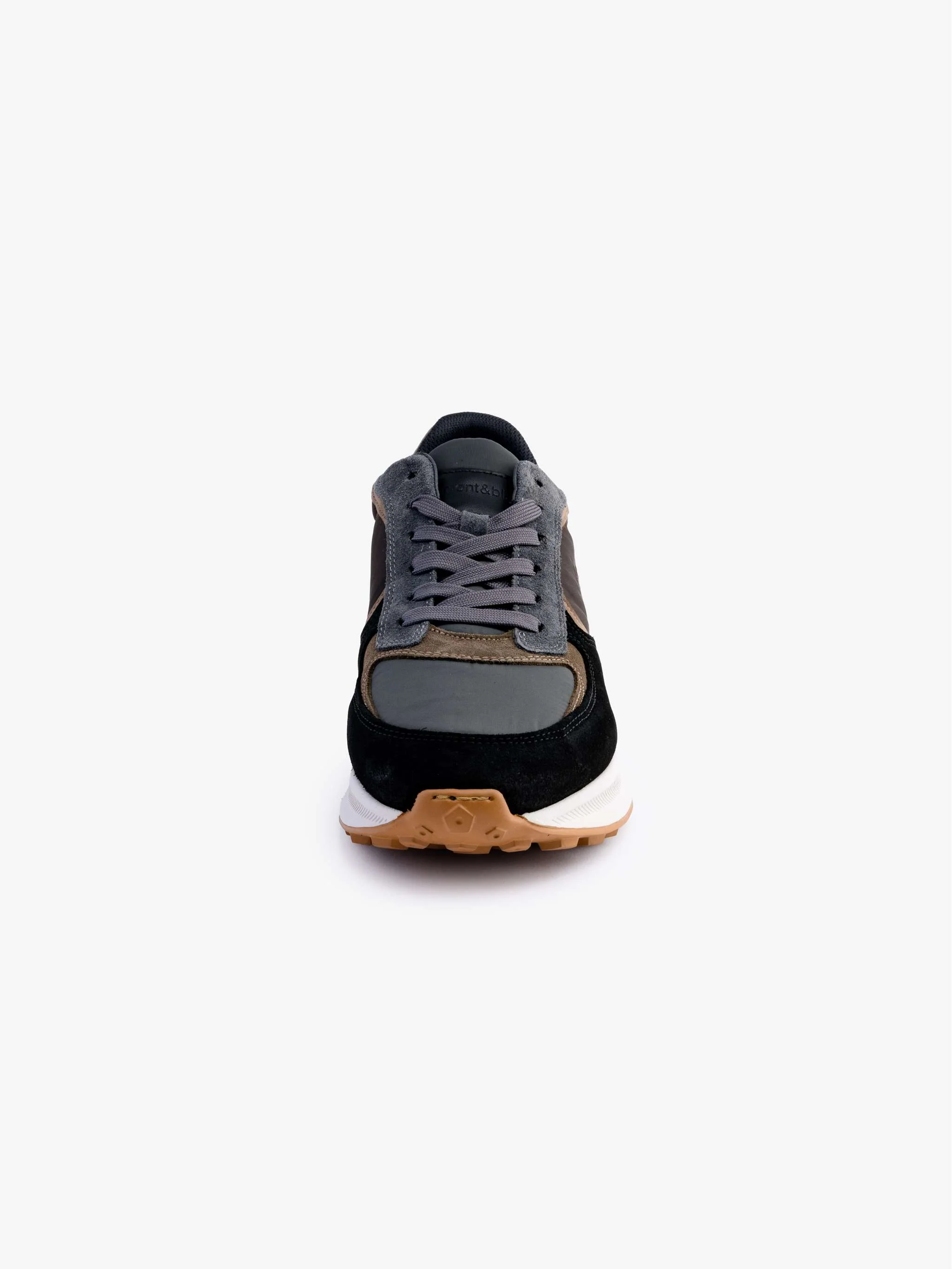 Zapatos Deportivos Scarpa Uomo Camoscio, color negro con gris, para Caballeros - Image 4