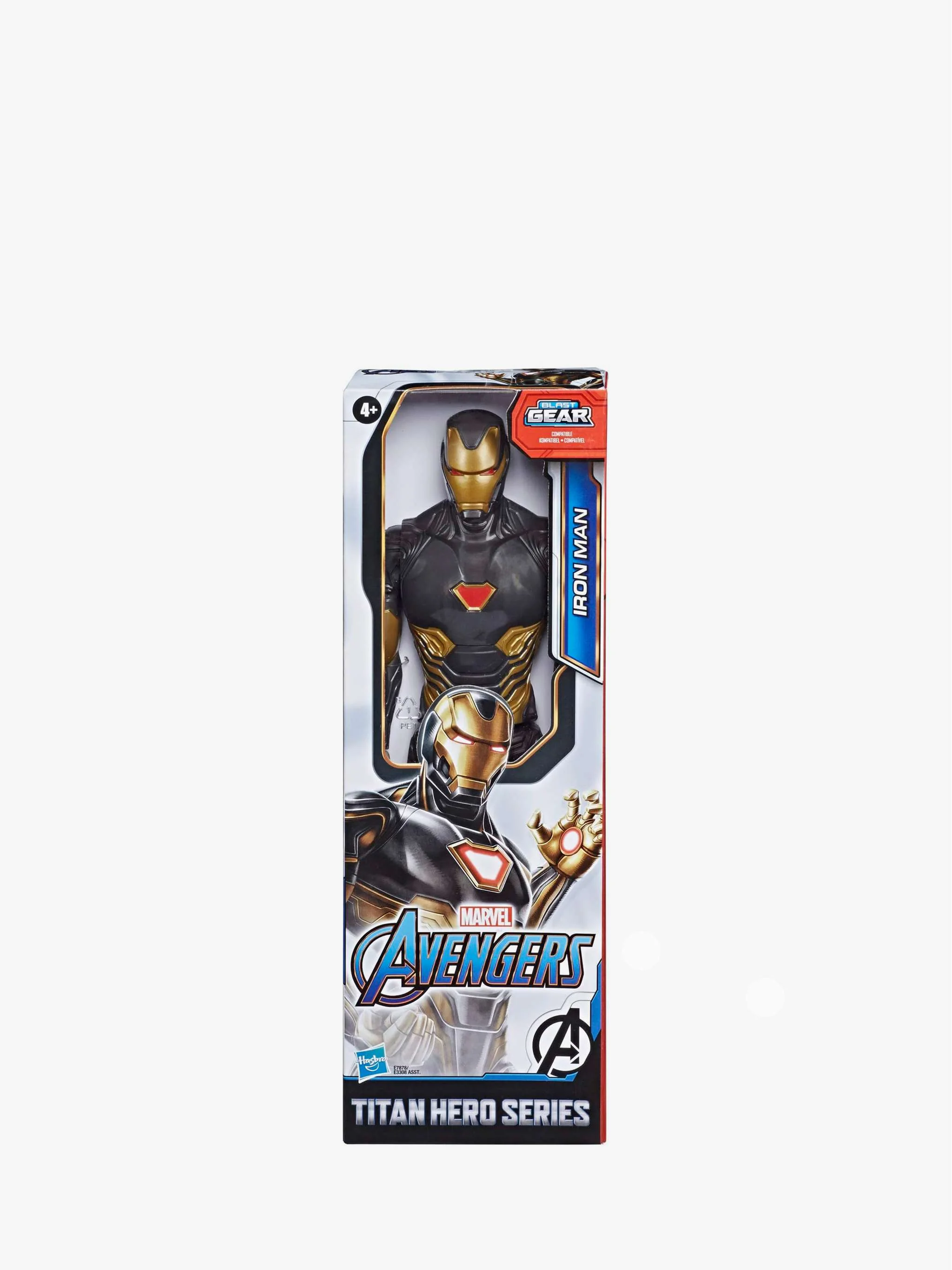 Juguete Avengers Titan Hero - Black Iron Man, figura de acción y colección, Para Niño