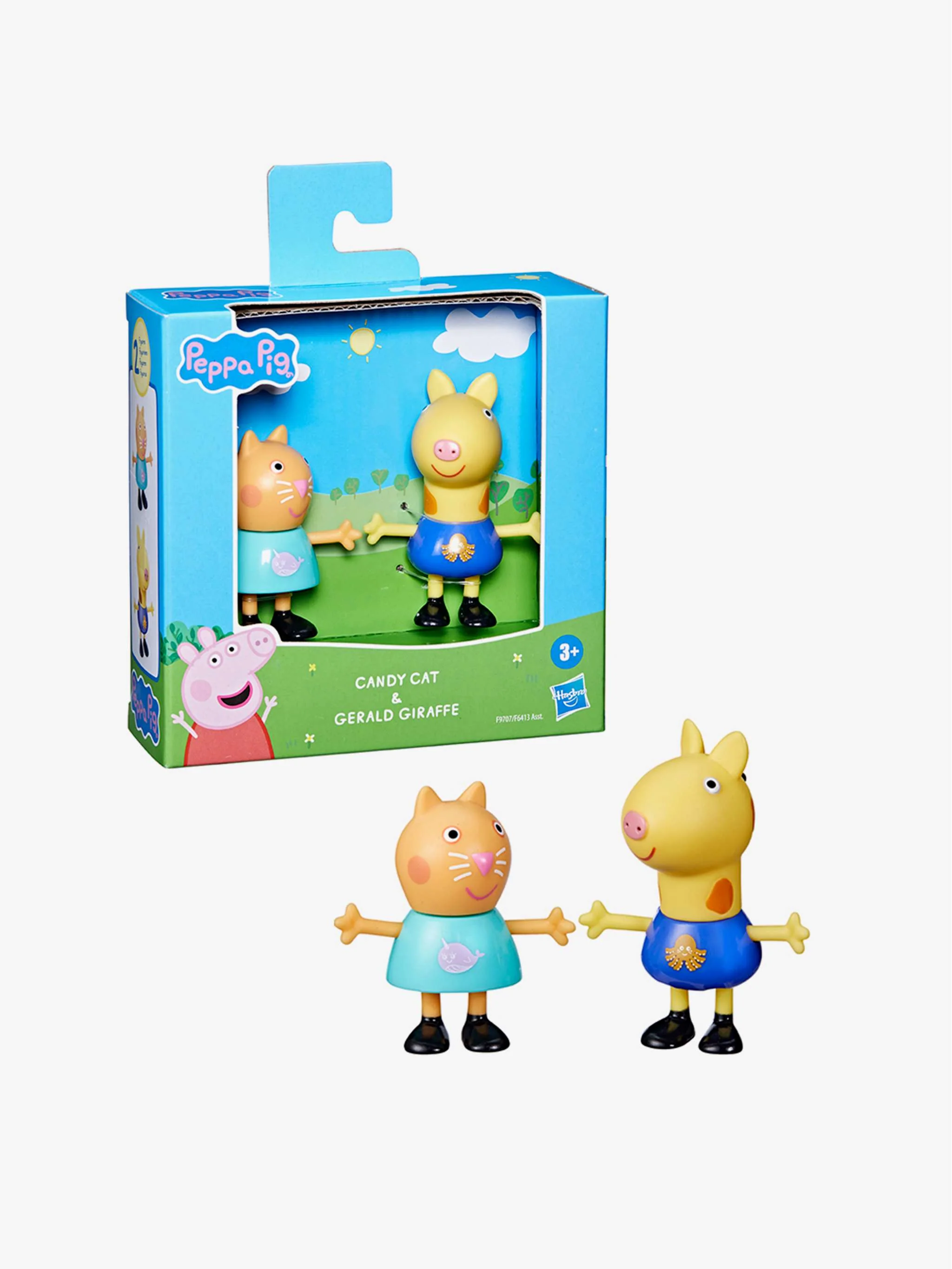 Juguete Figura Peppa Best Friends Candy & Gerald, pack de figuras y juego simbólico, para Niños - Image 2