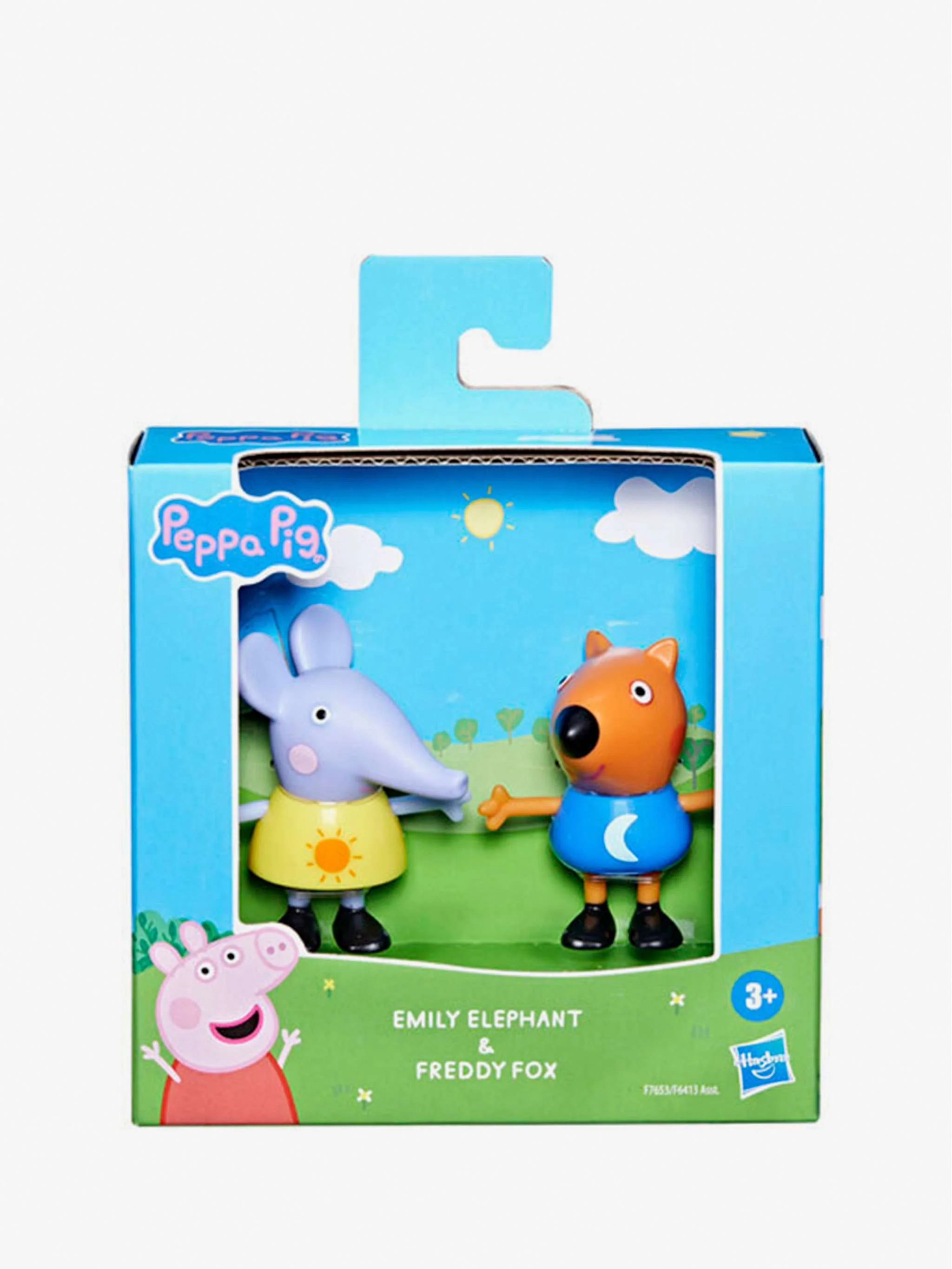Juguete Figura Peppa Best Friends Emily & Freddy, pack de figuras y juego simbólico, para Niños