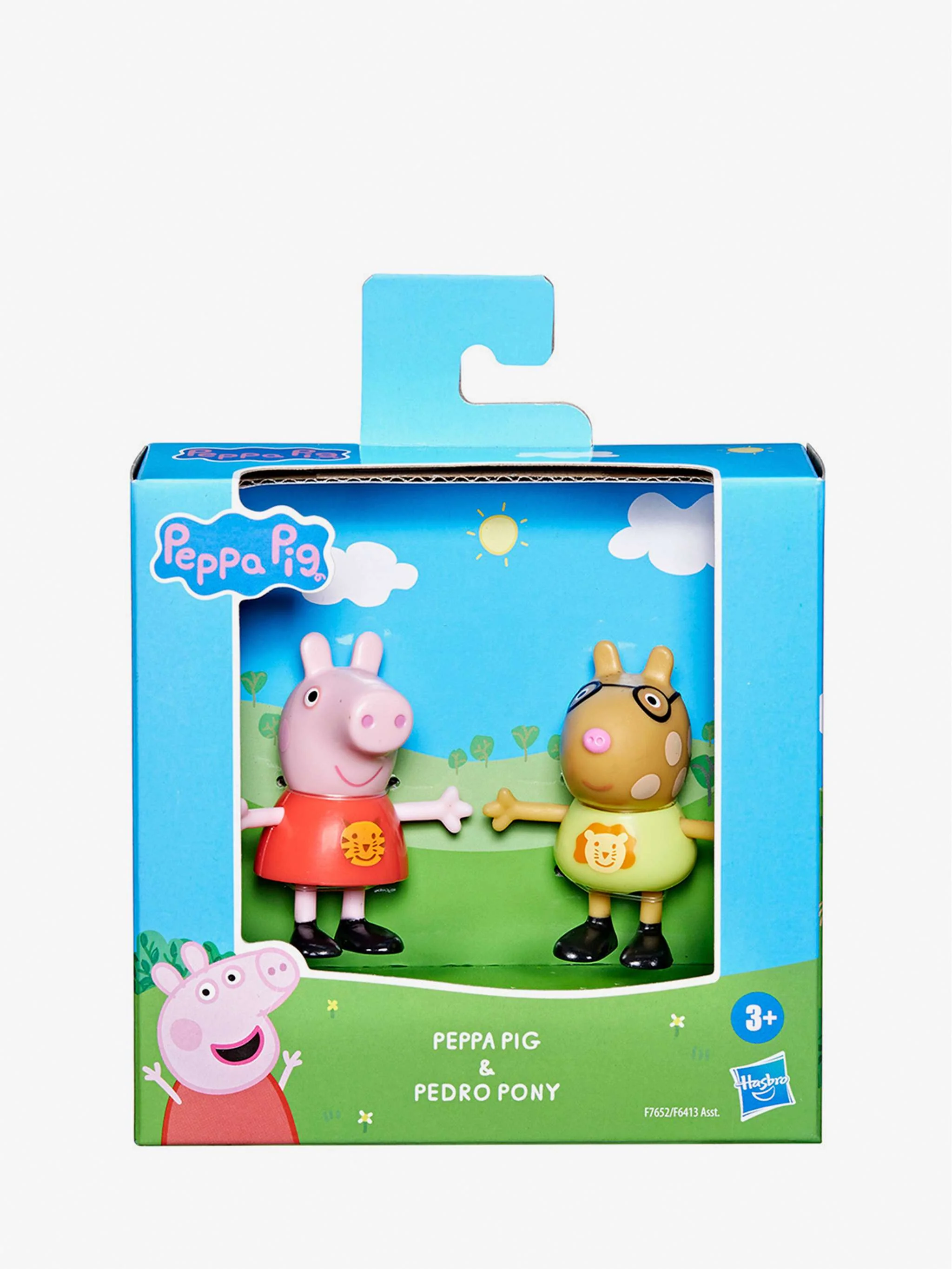Juguete Figura Peppa Best Friends Peppa & Pedro, pack de figuras y juego simbólico, para Niños
