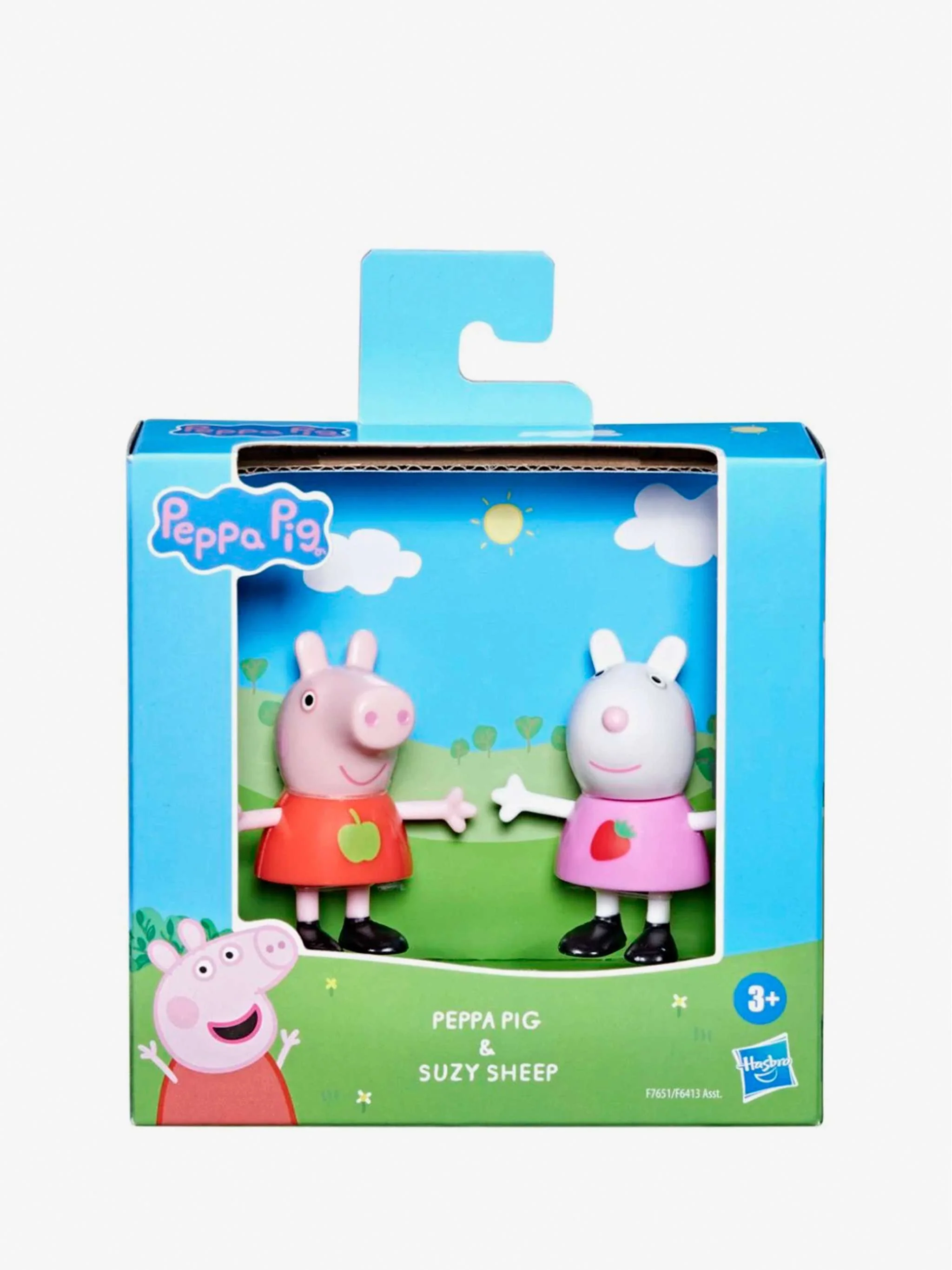 Juguete Figura Peppa Best Friends Peppa & Suzy, pack de figuras y juego simbólico, para Niños