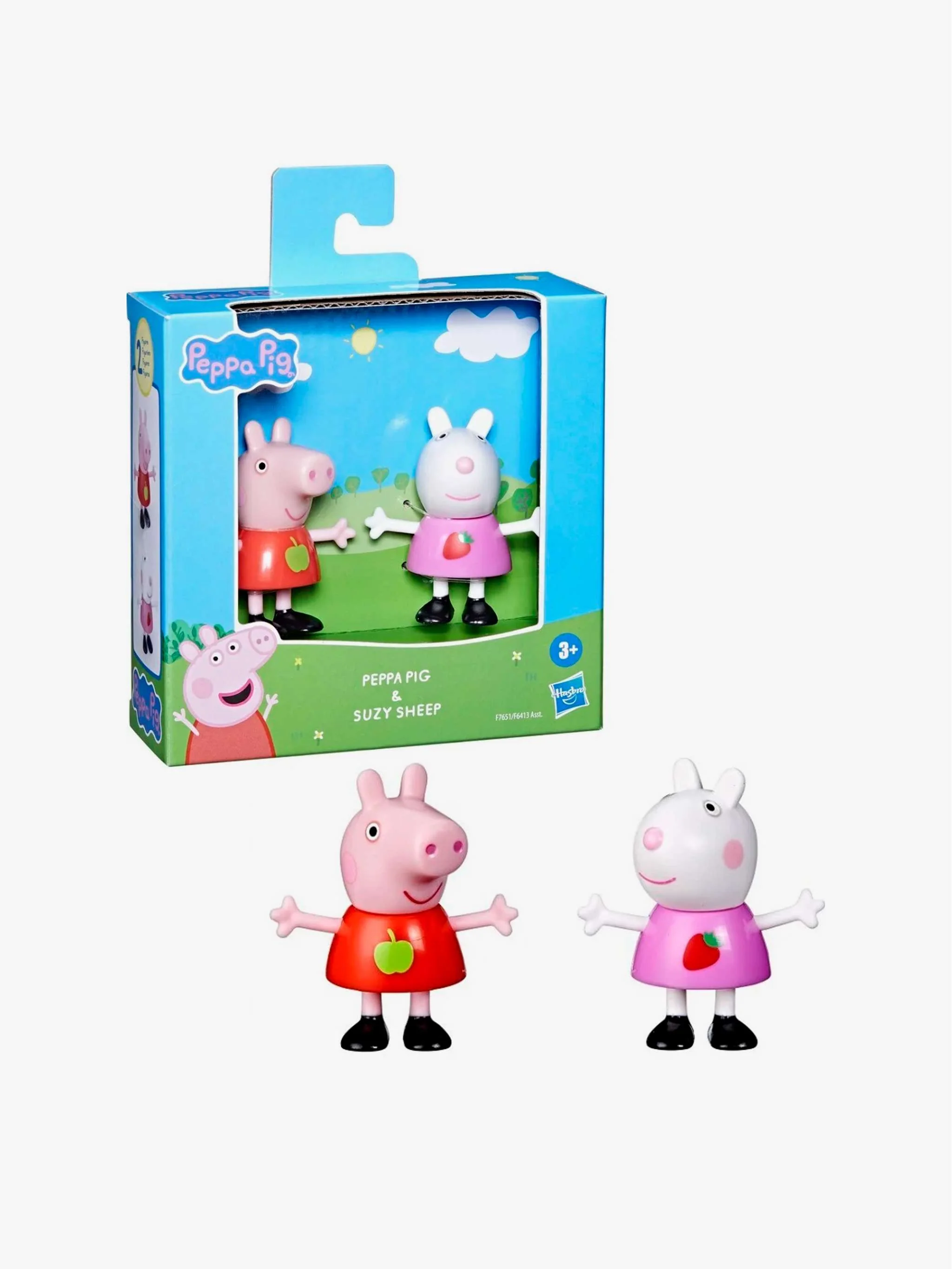 Juguete Figura Peppa Best Friends Peppa & Suzy, pack de figuras y juego simbólico, para Niños - Image 2