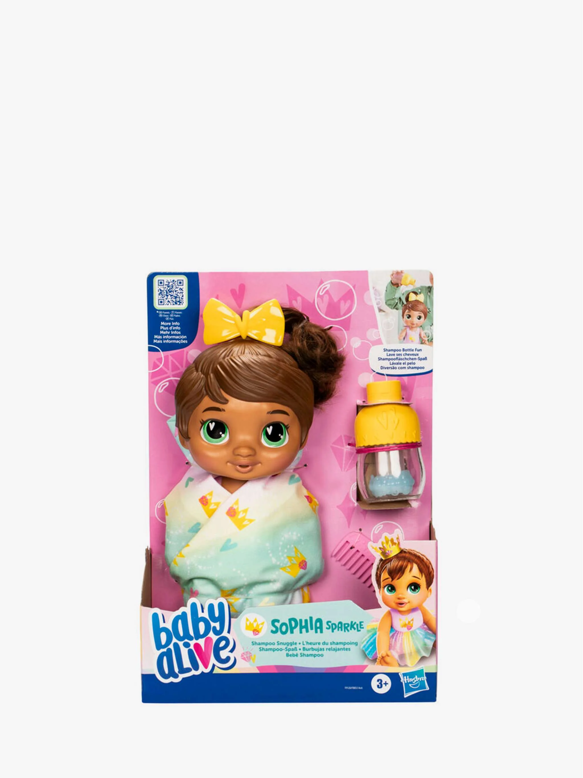 Juguete Muñeca Baby Alive Sophia Sparkle, juego interactivo y cuidado, para Niña