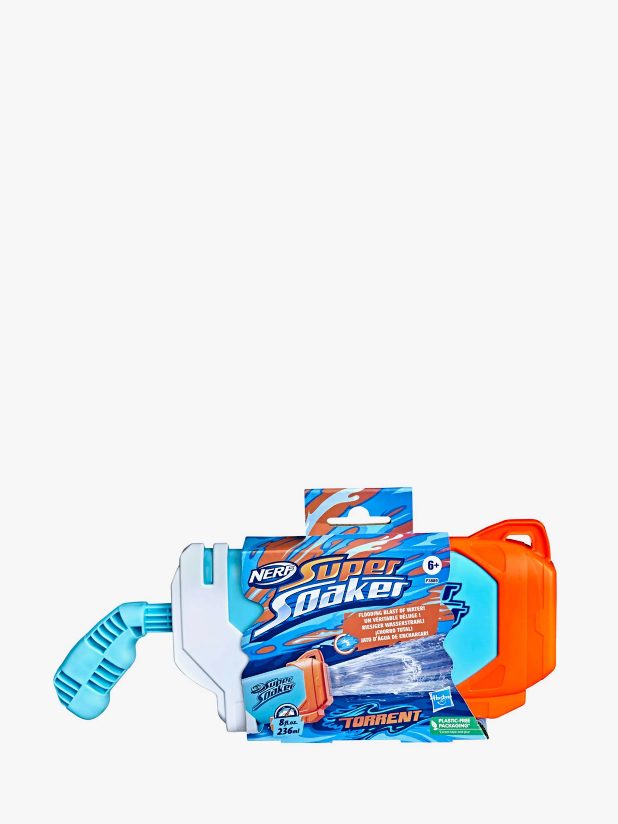 Juguete Nerf Super Soaker Torrent Water Blaster, lanzador de agua y juego al aire libre, para Niños