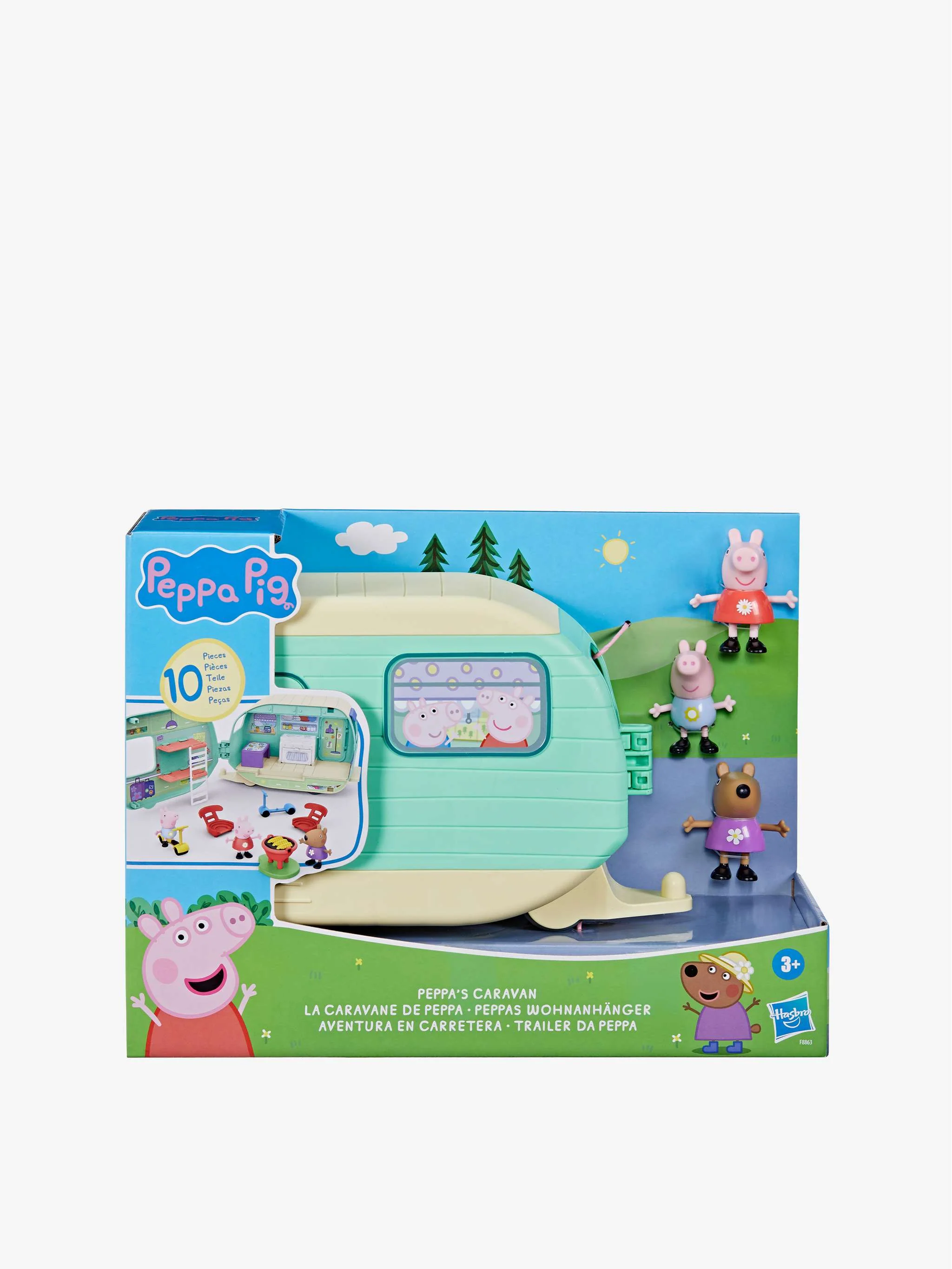 Juguete Peppa Caravan, vehículo y juego de imitación, para Niños