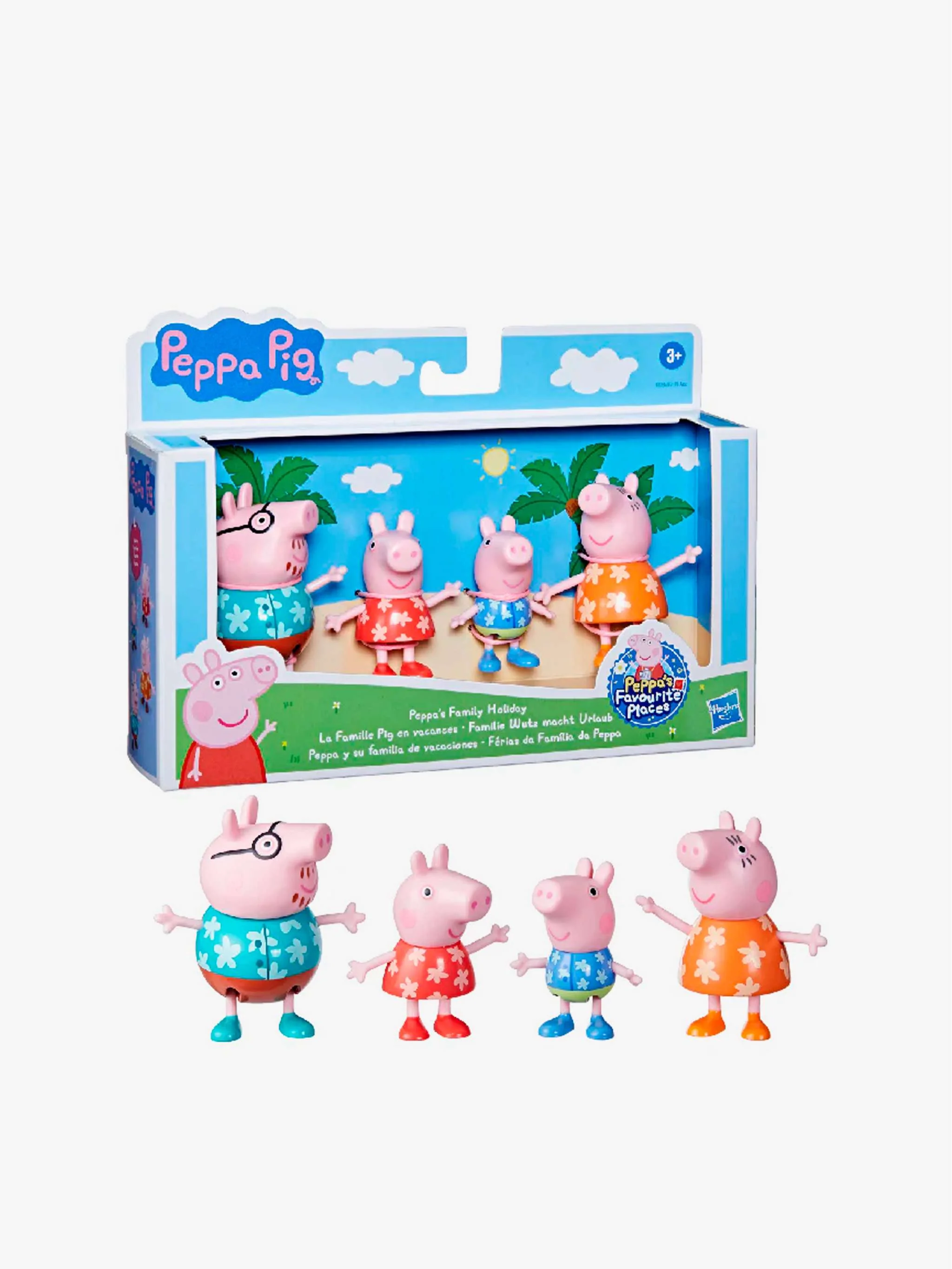 Juguete Peppa Fig 4Paq Familia, pack de figuras y juego simbólico, para Niños - Image 2