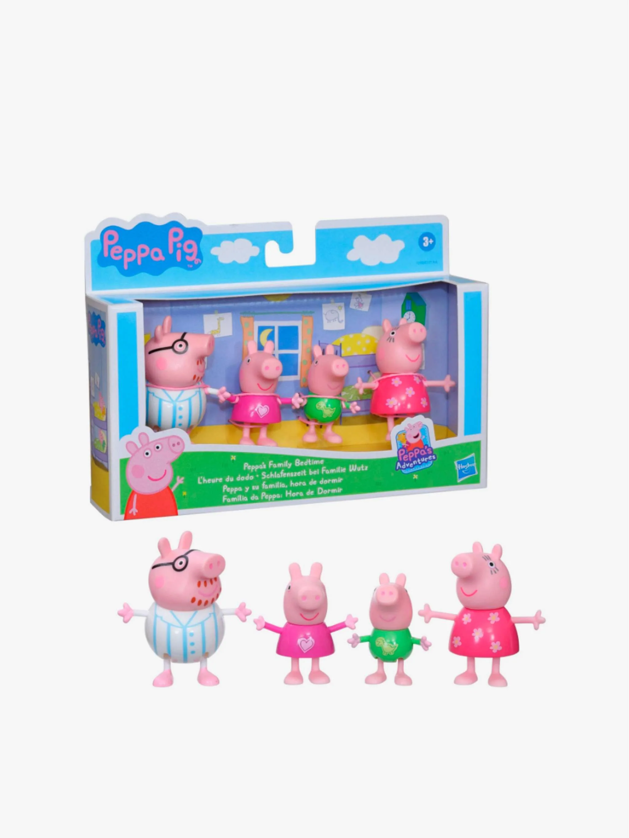 Juguete Peppa Fig 4Paq Familia Bed Time, pack de figuras y juego temático, para Niños - Image 2