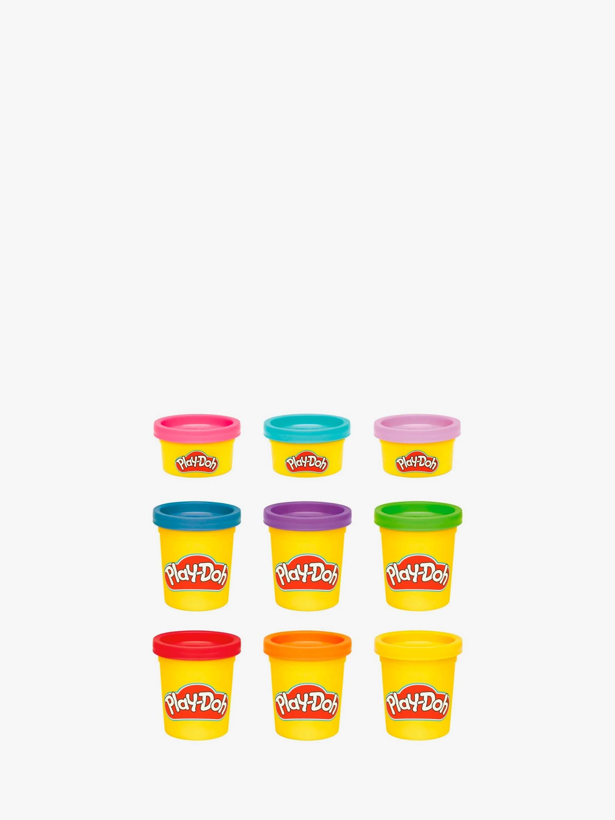 Juguete Plastilina Play-Doh Colorful Arcoíris 9 Pcs, modelado y desarrollo sensorial, para Niños - Image 2