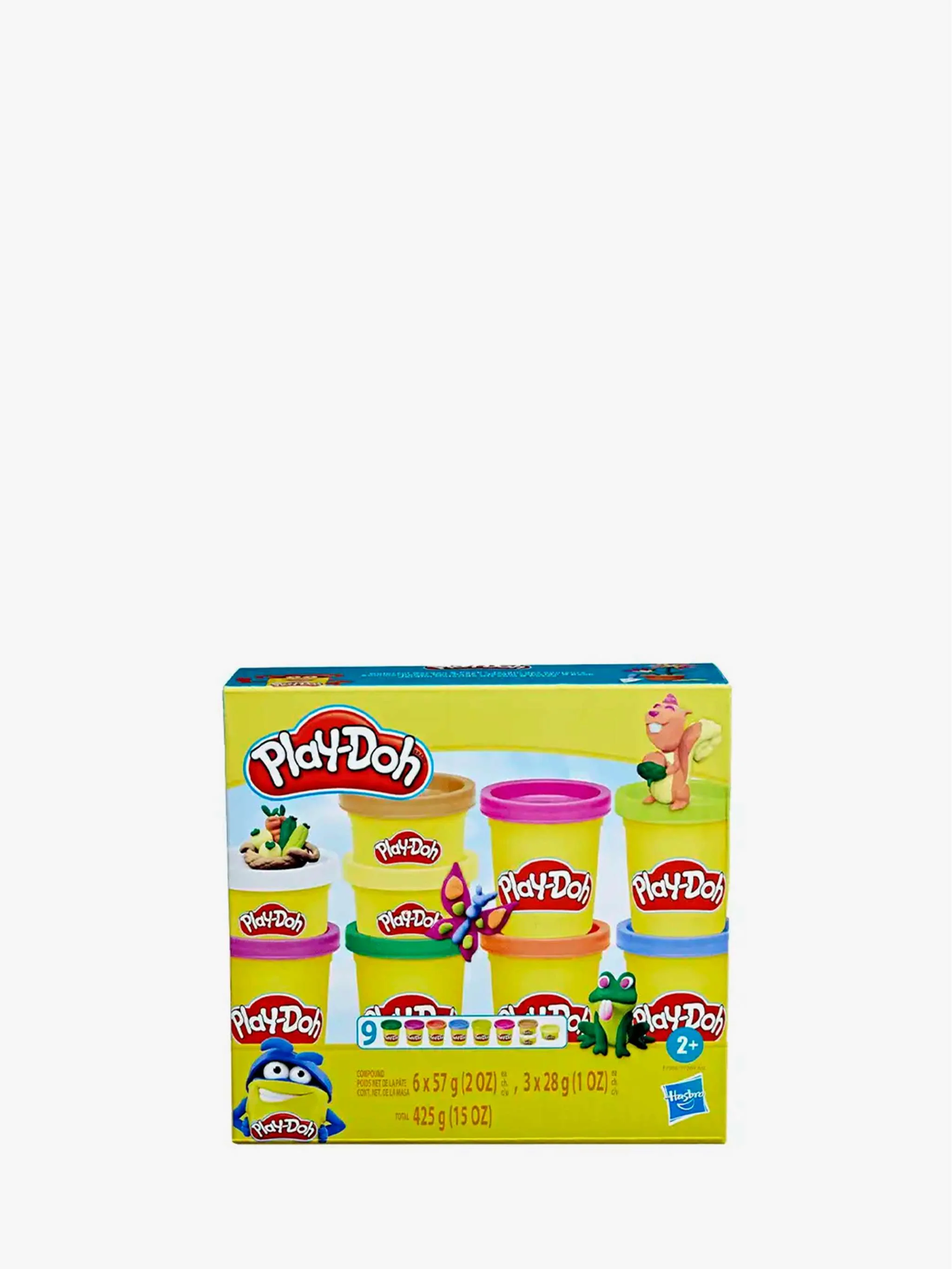 Juguete Plastilina Play-Doh Jardín Colorido 9 Pcs, modelado y desarrollo sensorial, para Niños