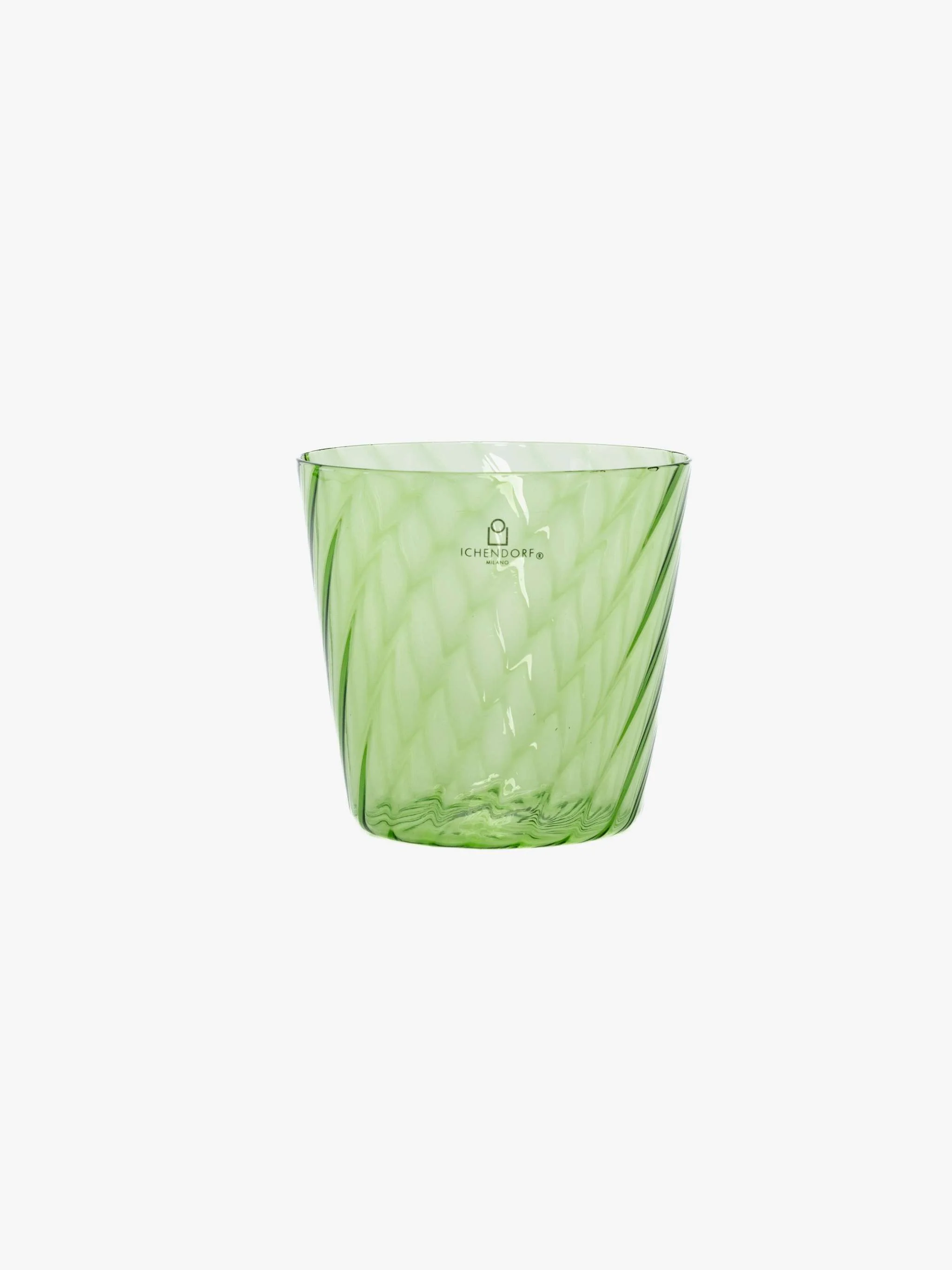 Vaso canal grande, color verde