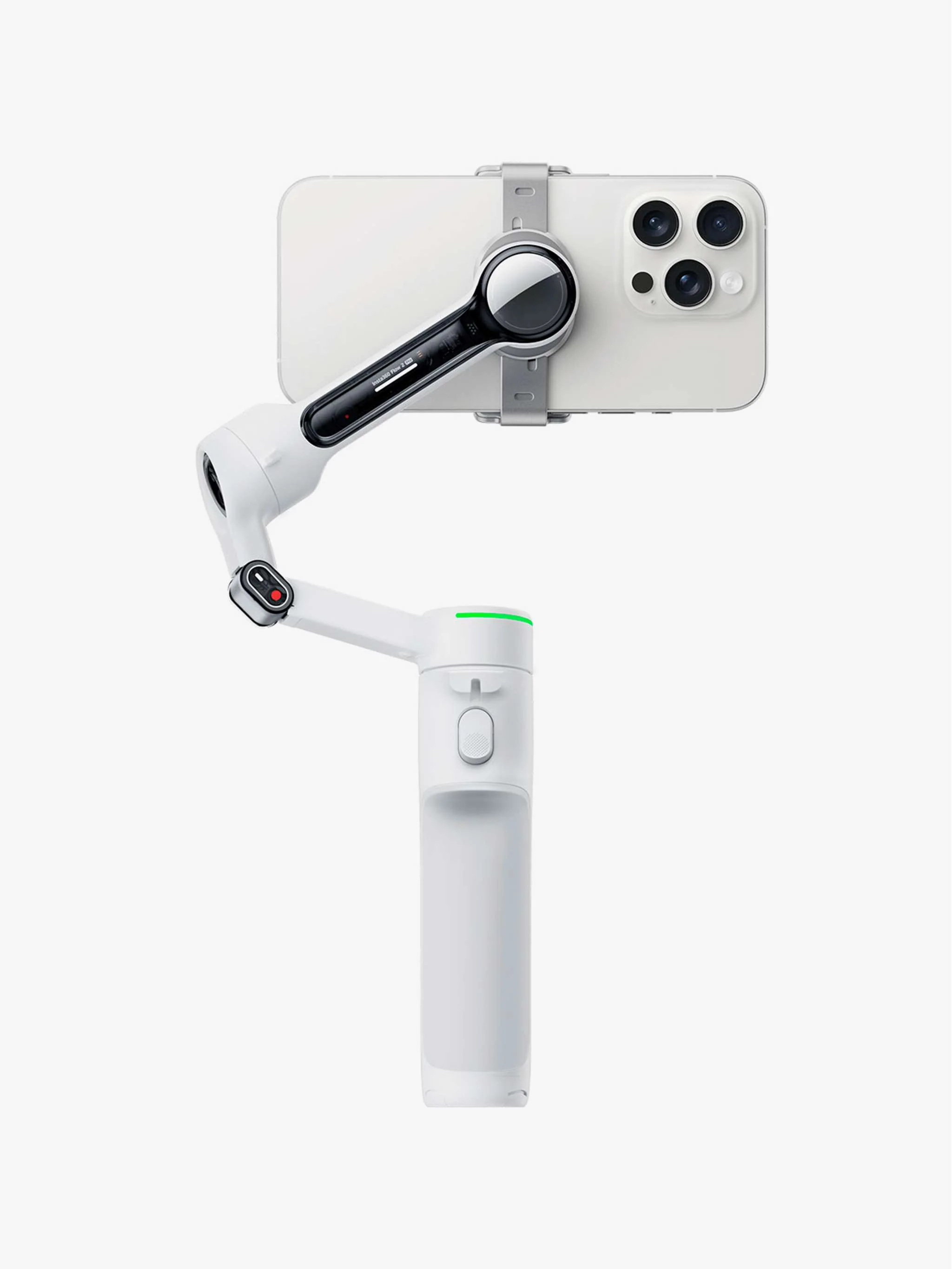 Estabilizador Flow 2 AI, color Blanco Cumbre, soporte inteligente con control automático