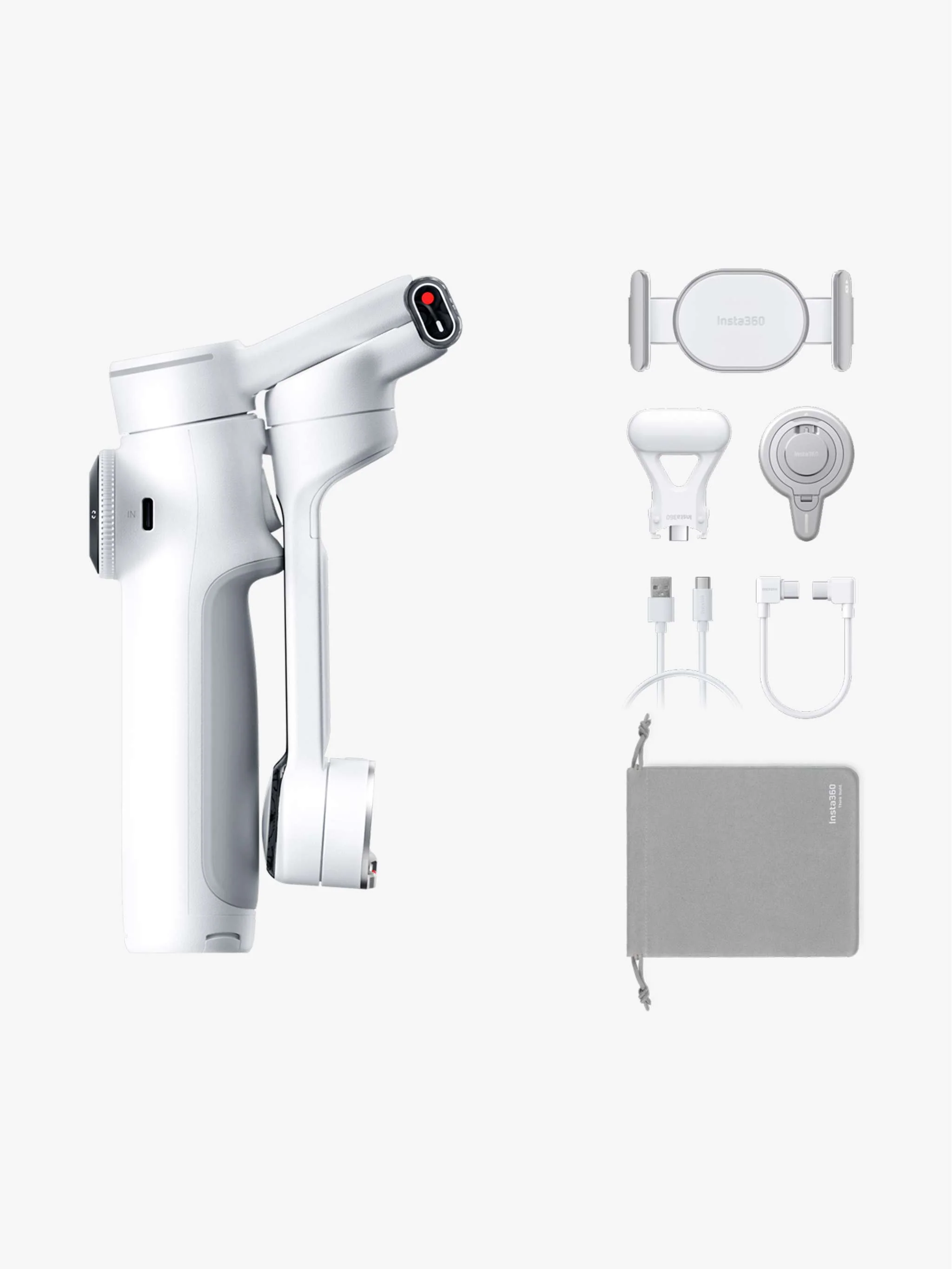 Estabilizador Flow 2 AI, color Blanco Cumbre, soporte inteligente con control automático - Image 3