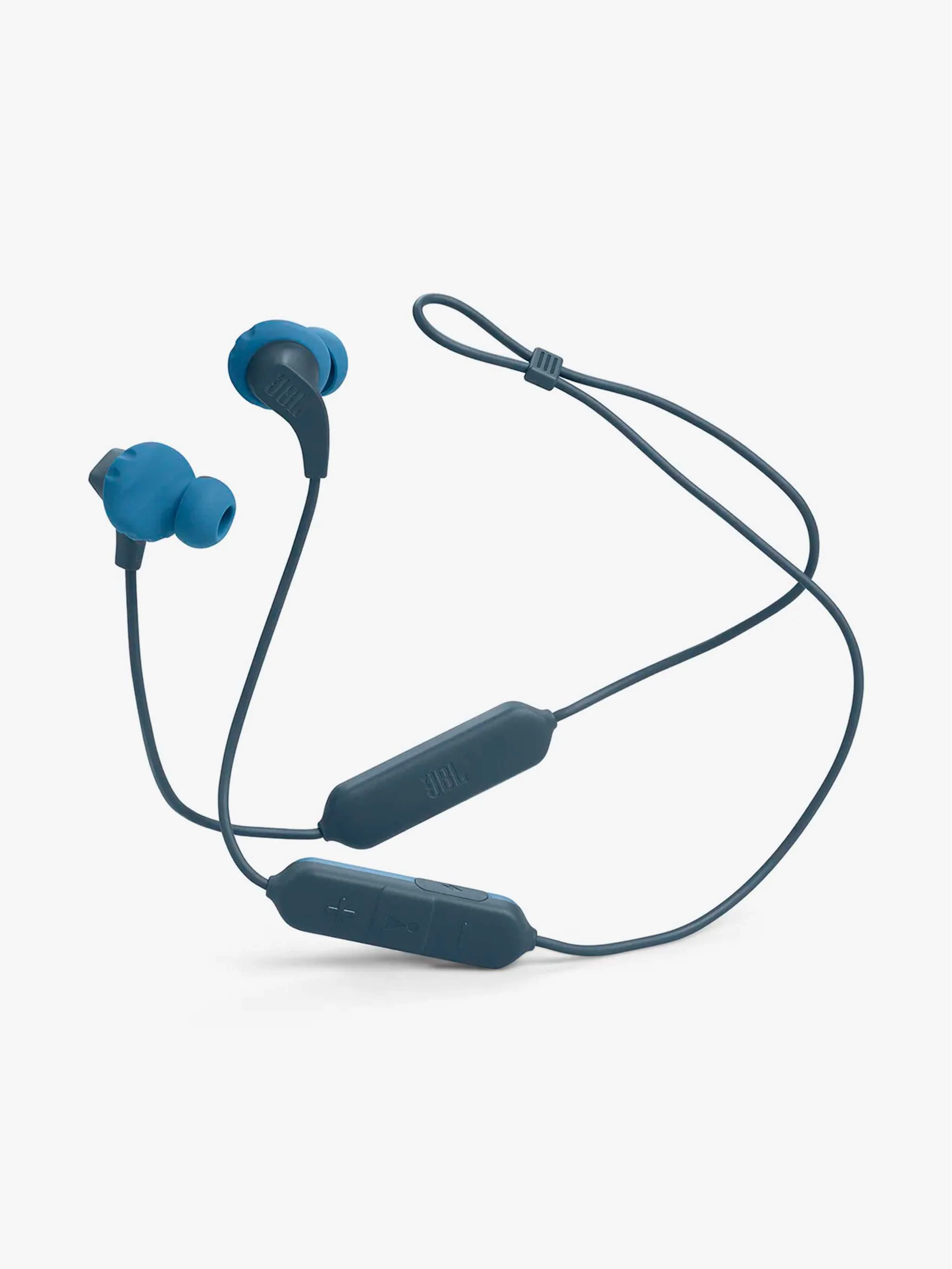 Audífonos JBL Endurance Run 2, deportivos, alámbricos y resistentes al agua, color Azul