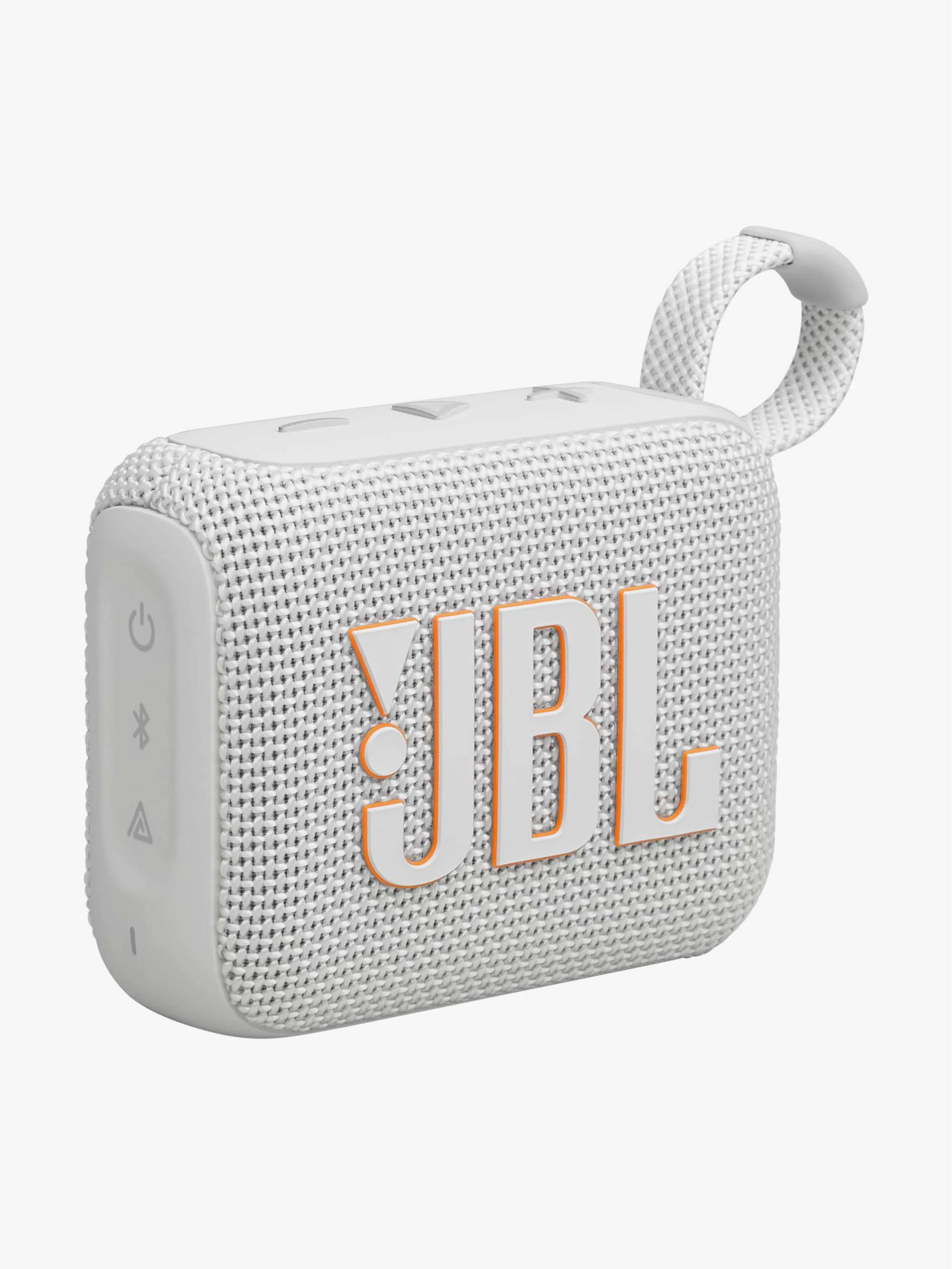 Parlante JBL GO 4, portátil, Bluetooth, sonido potente, color Blanco