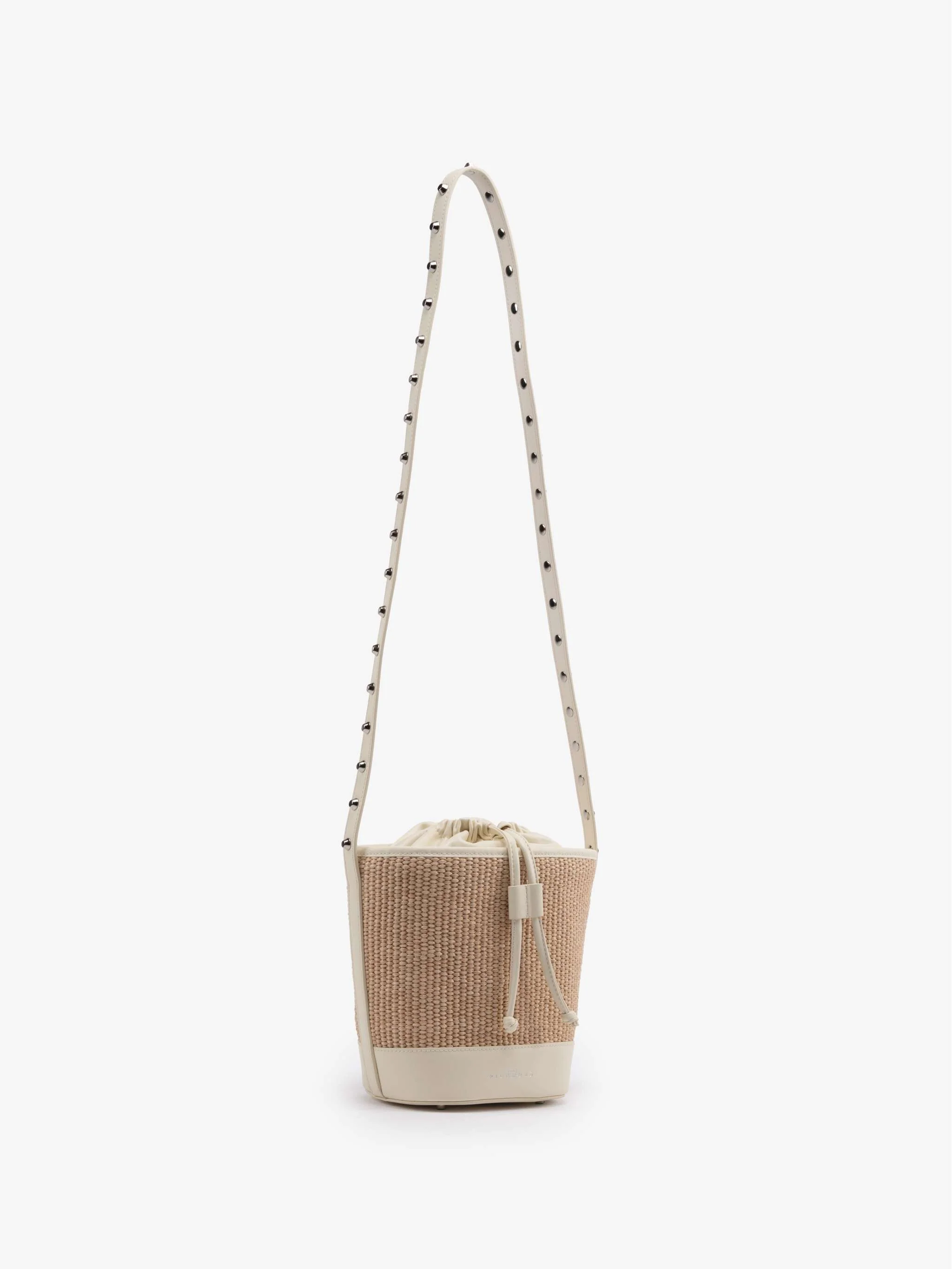Bolso de hombro Bucket Bregol, color blanco, para Damas - Image 2
