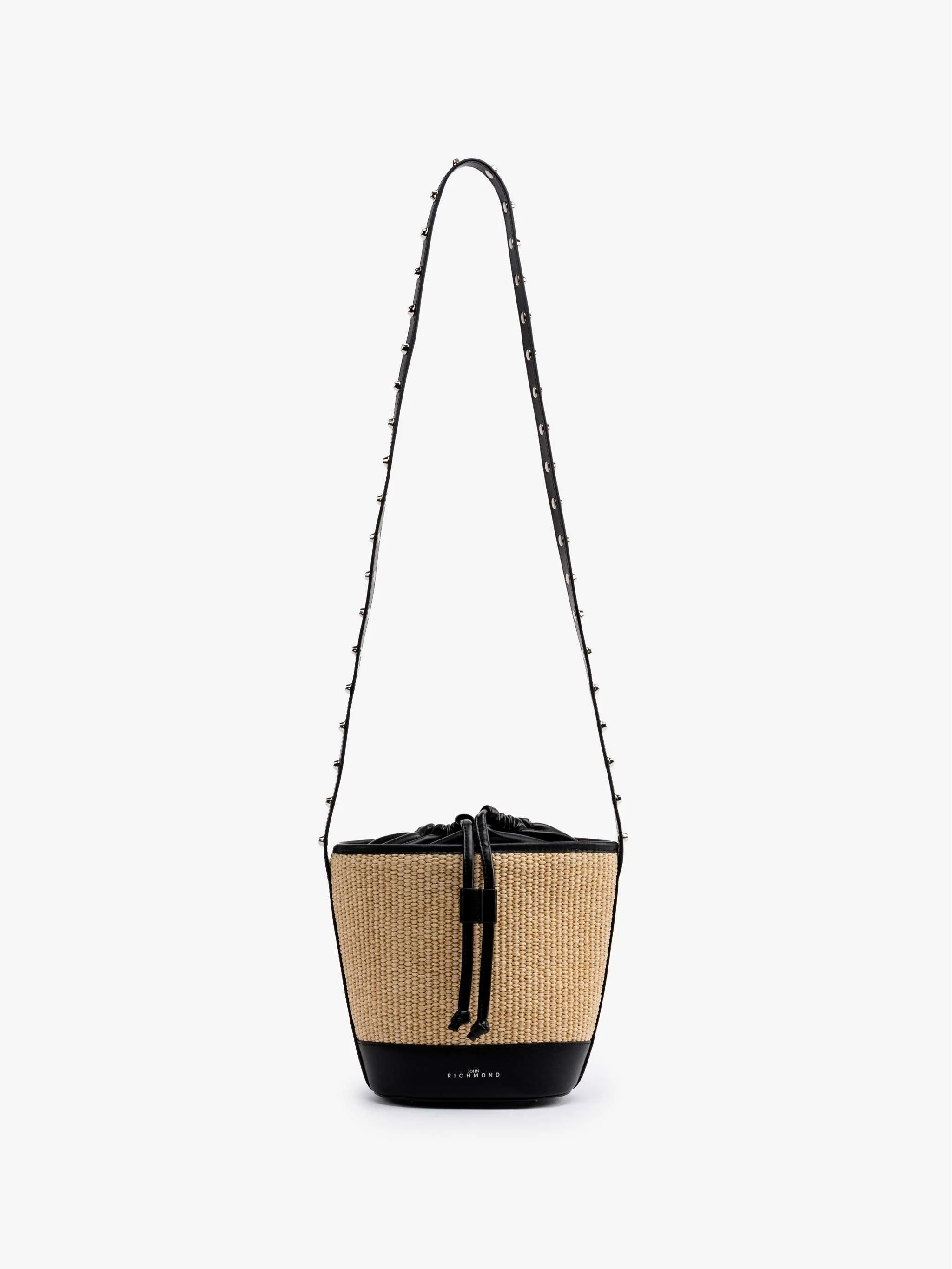 Bolso de hombro Bucket Bregol, color negro, para Damas