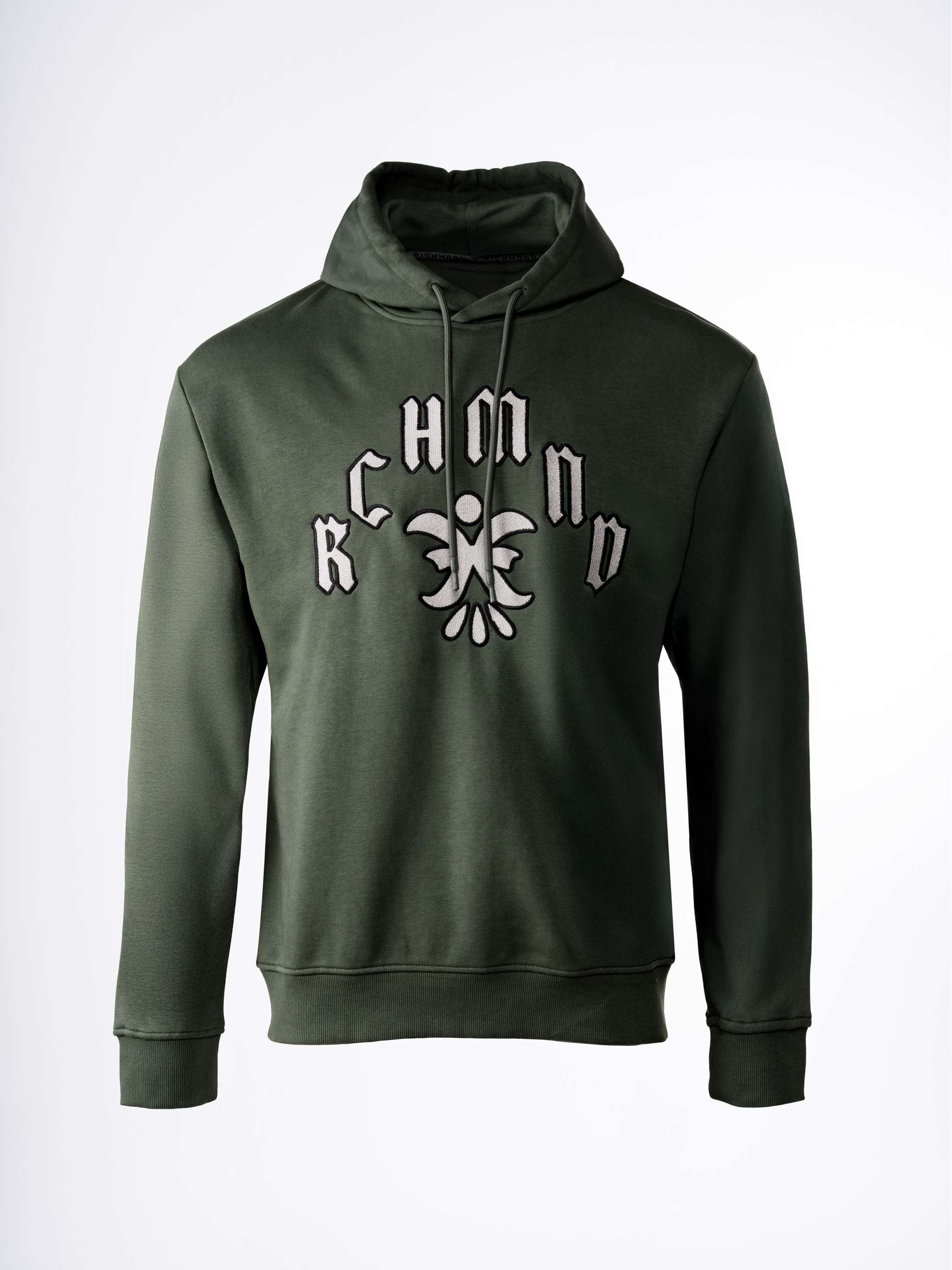 Suéter con capucha Tigara, color verde oscuro, para Caballeros