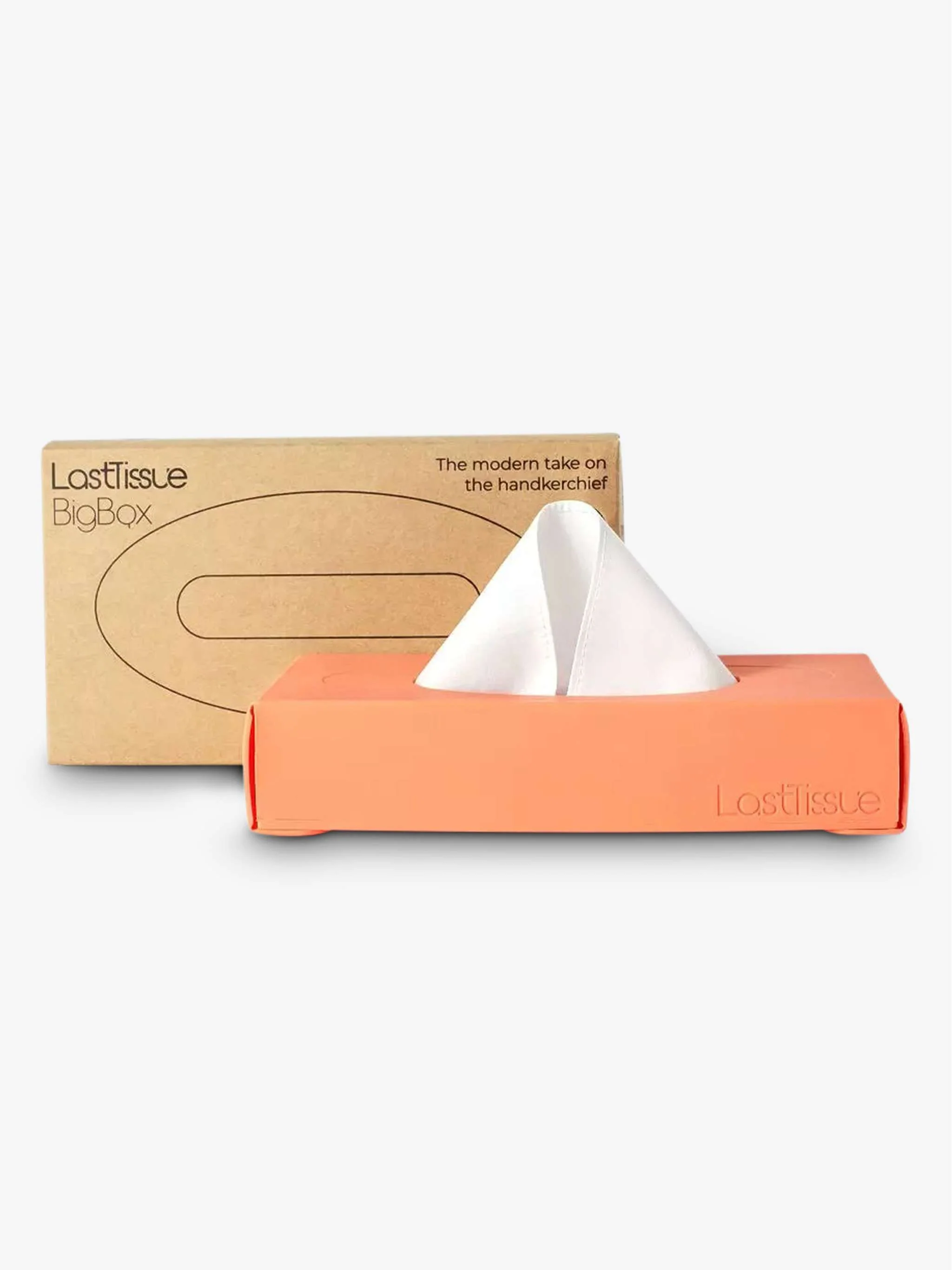 Pañuelos reutilizables durazno, ecológicos y de textura suave - Image 2