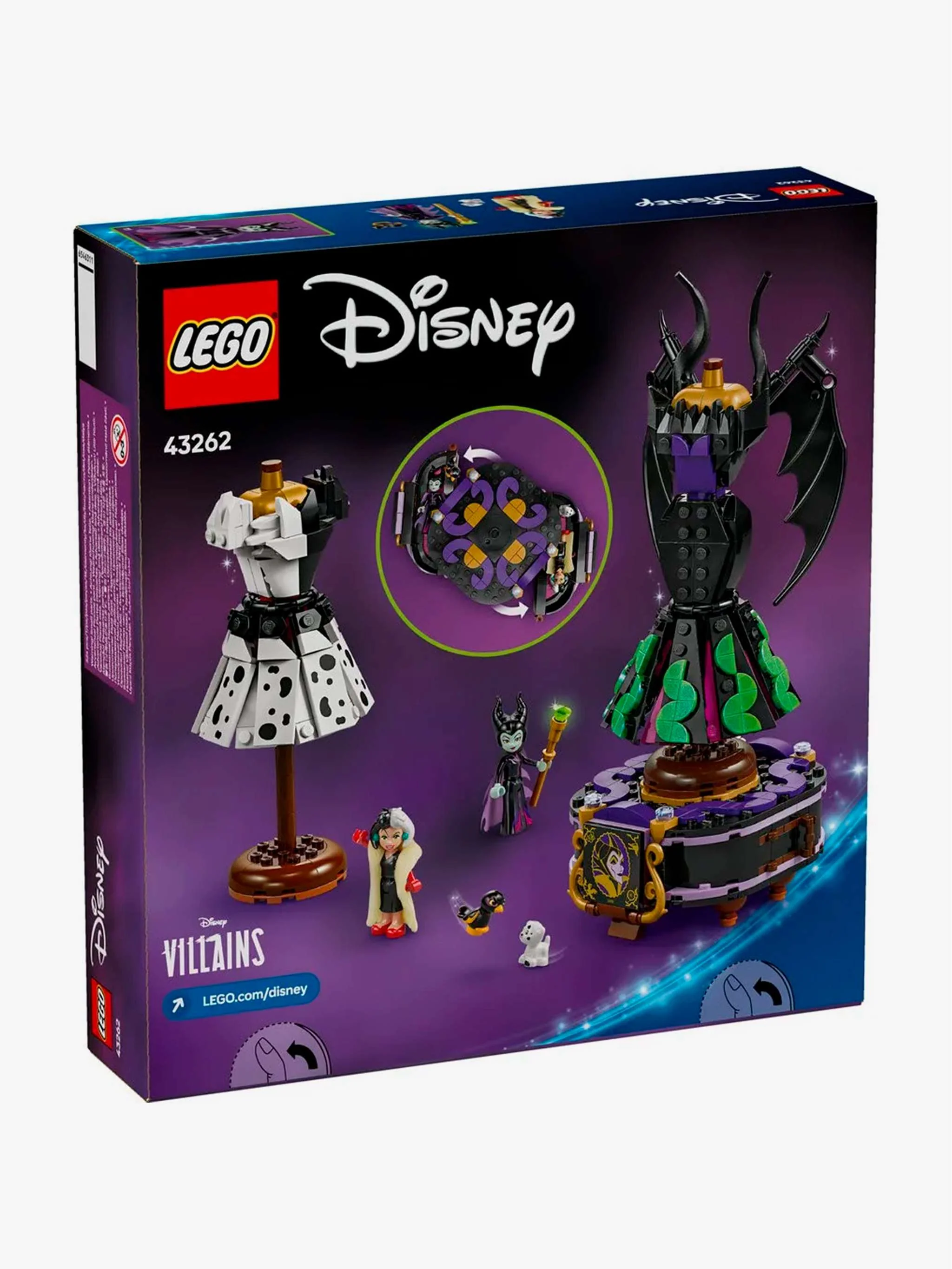 Juguete  Disney Classic - Maleficent's and Cruella De Vil's Dresses, montaje de vestuario y colección, para Niñas - Image 2
