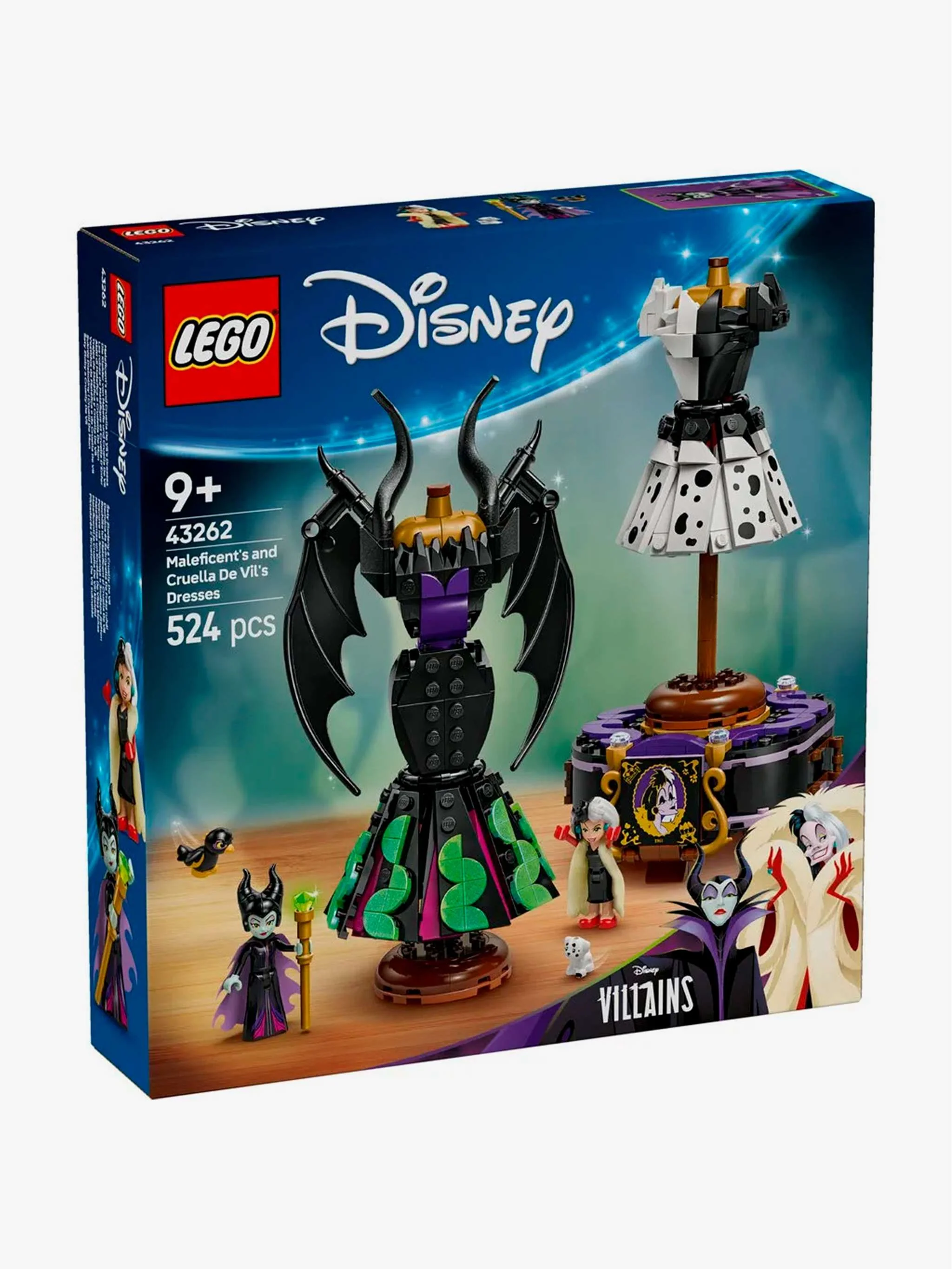 Juguete  Disney Classic - Maleficent's and Cruella De Vil's Dresses, montaje de vestuario y colección, para Niñas - Image 3
