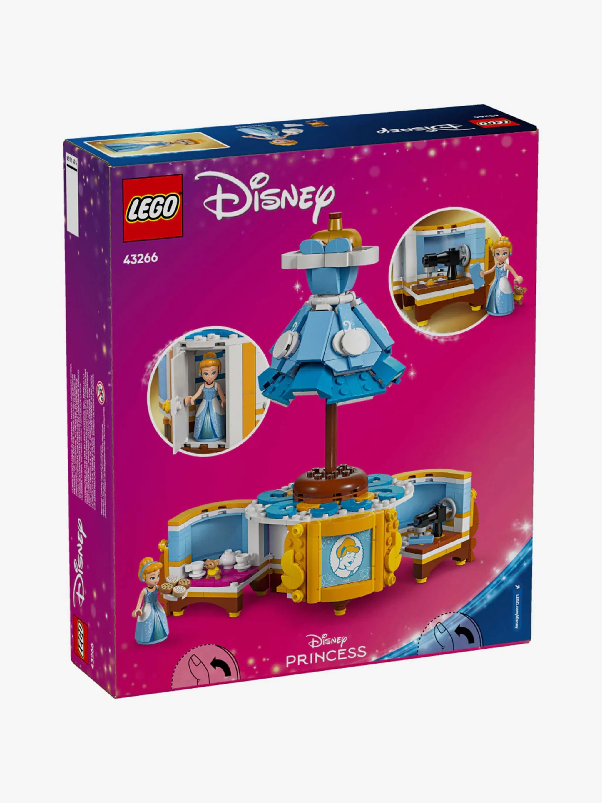 Juguete  Disney Princess - Cinderella's Dress, construcción de vestuario y juego de rol, para Niñas - Image 2