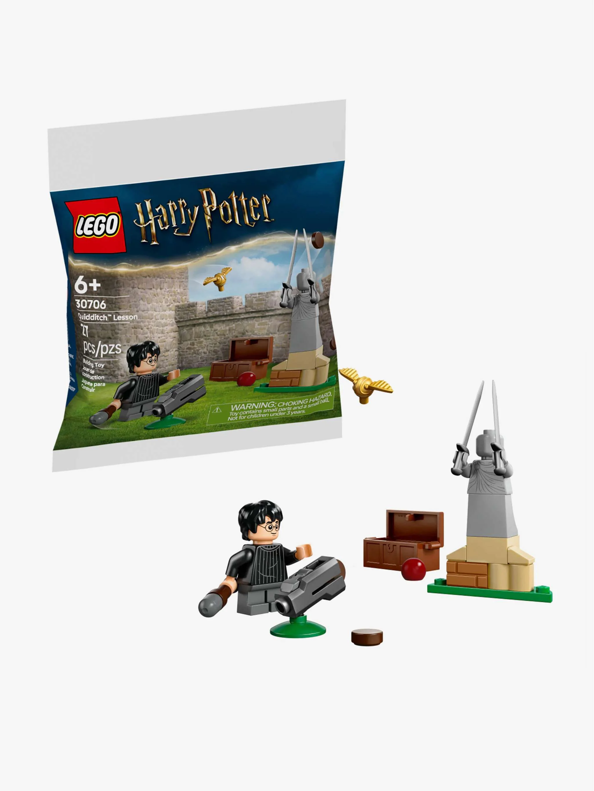 Juguete  Harry Potter TM - Quidditch Lesson, construcción temática y juego de aventura, para Niños - Image 2