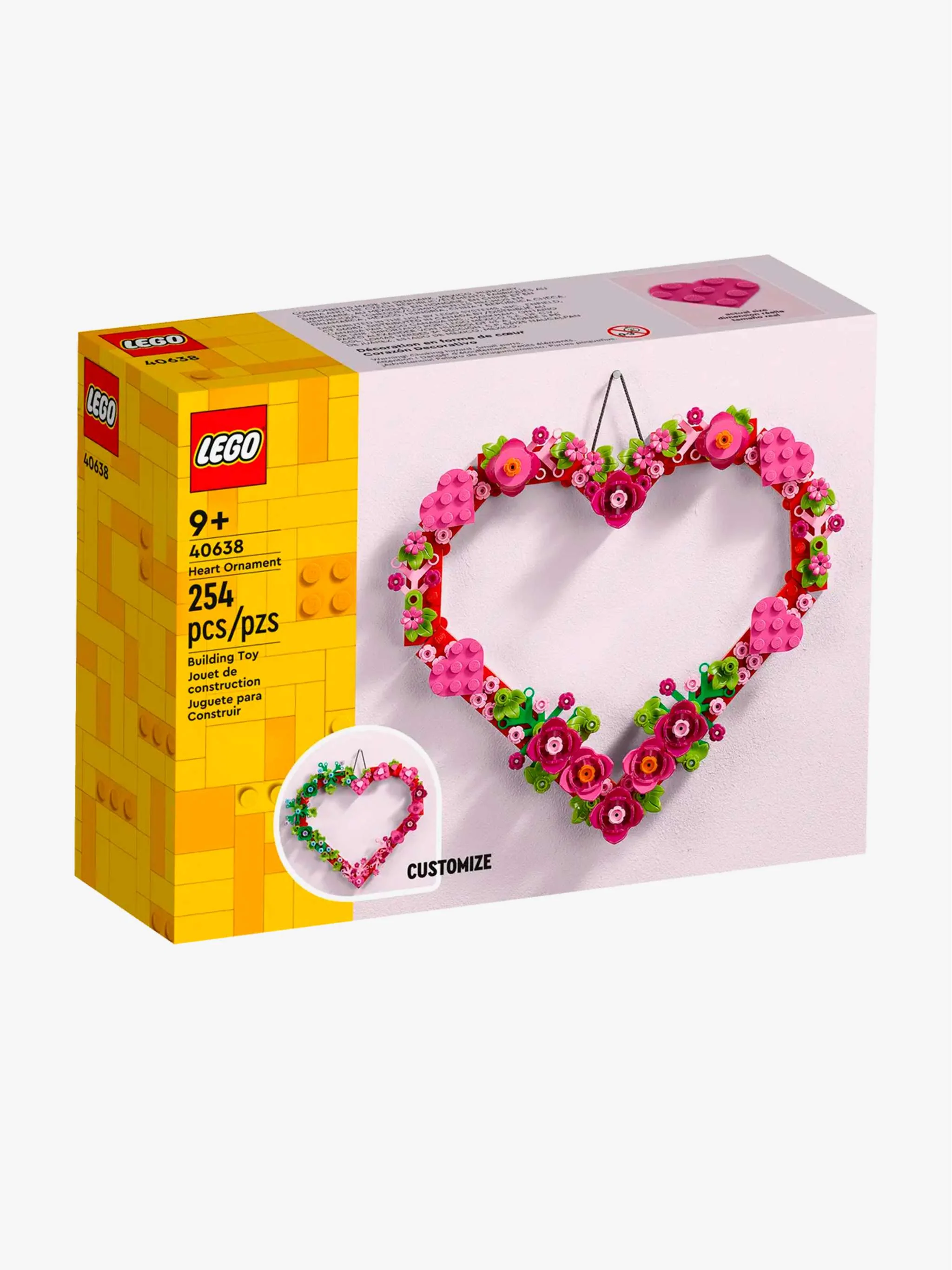 Juguete  Heart Ornament, construcción decorativa y regalo, para Niños - Image 3