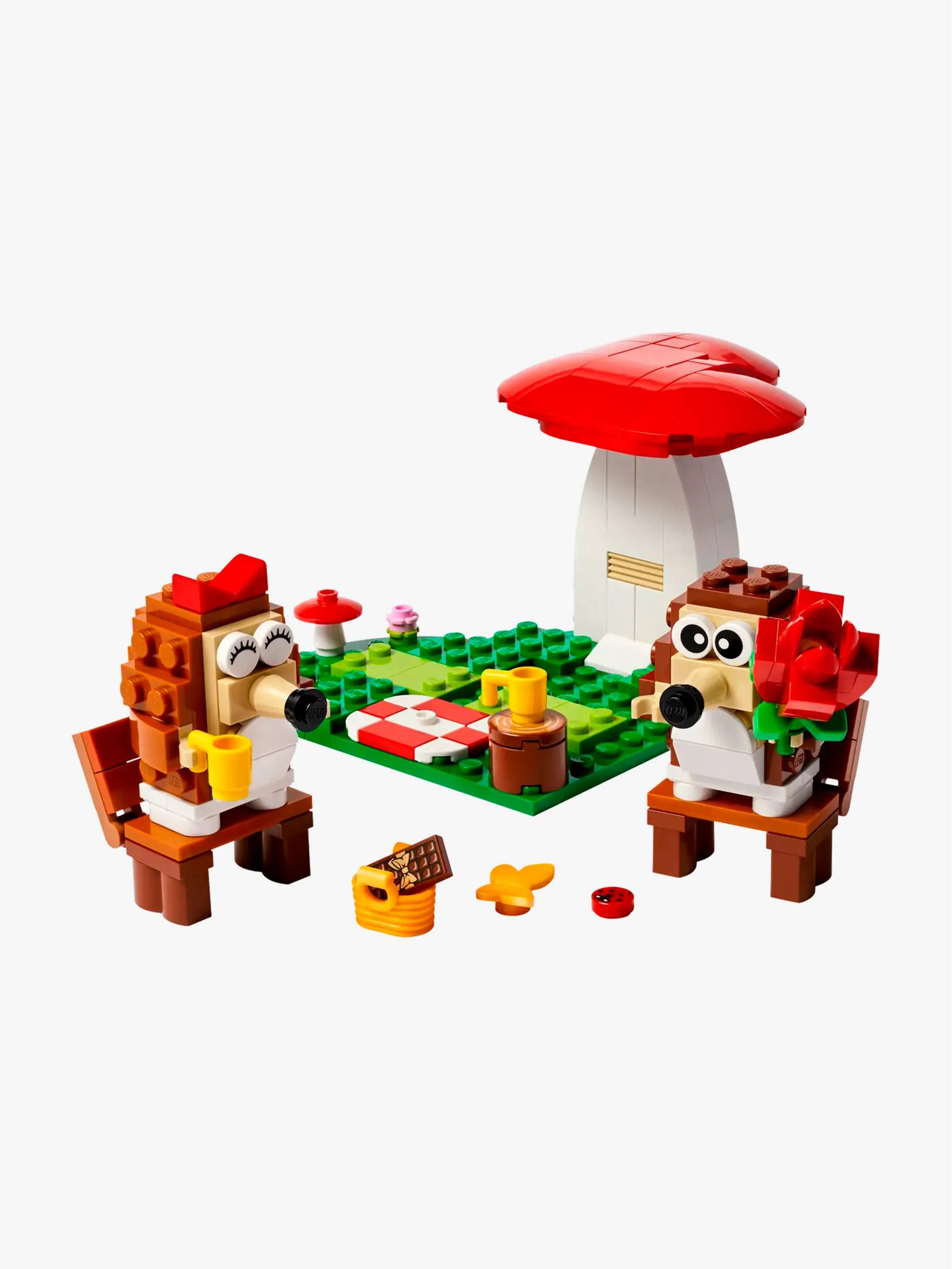 Juguete Hedgehog Picnic Date, montaje temático y juego simbólico, para Niños