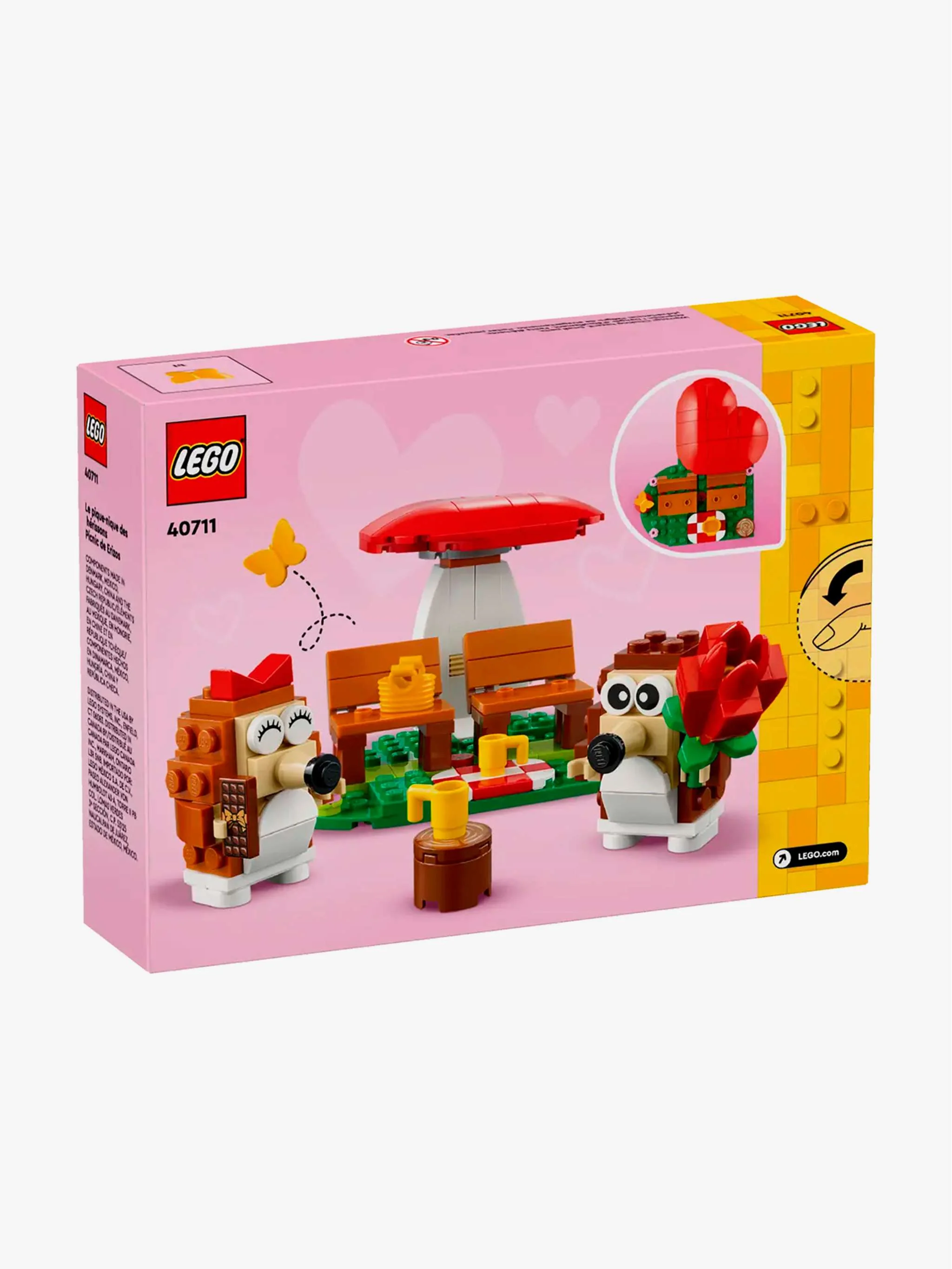 Juguete Hedgehog Picnic Date, montaje temático y juego simbólico, para Niños - Image 2