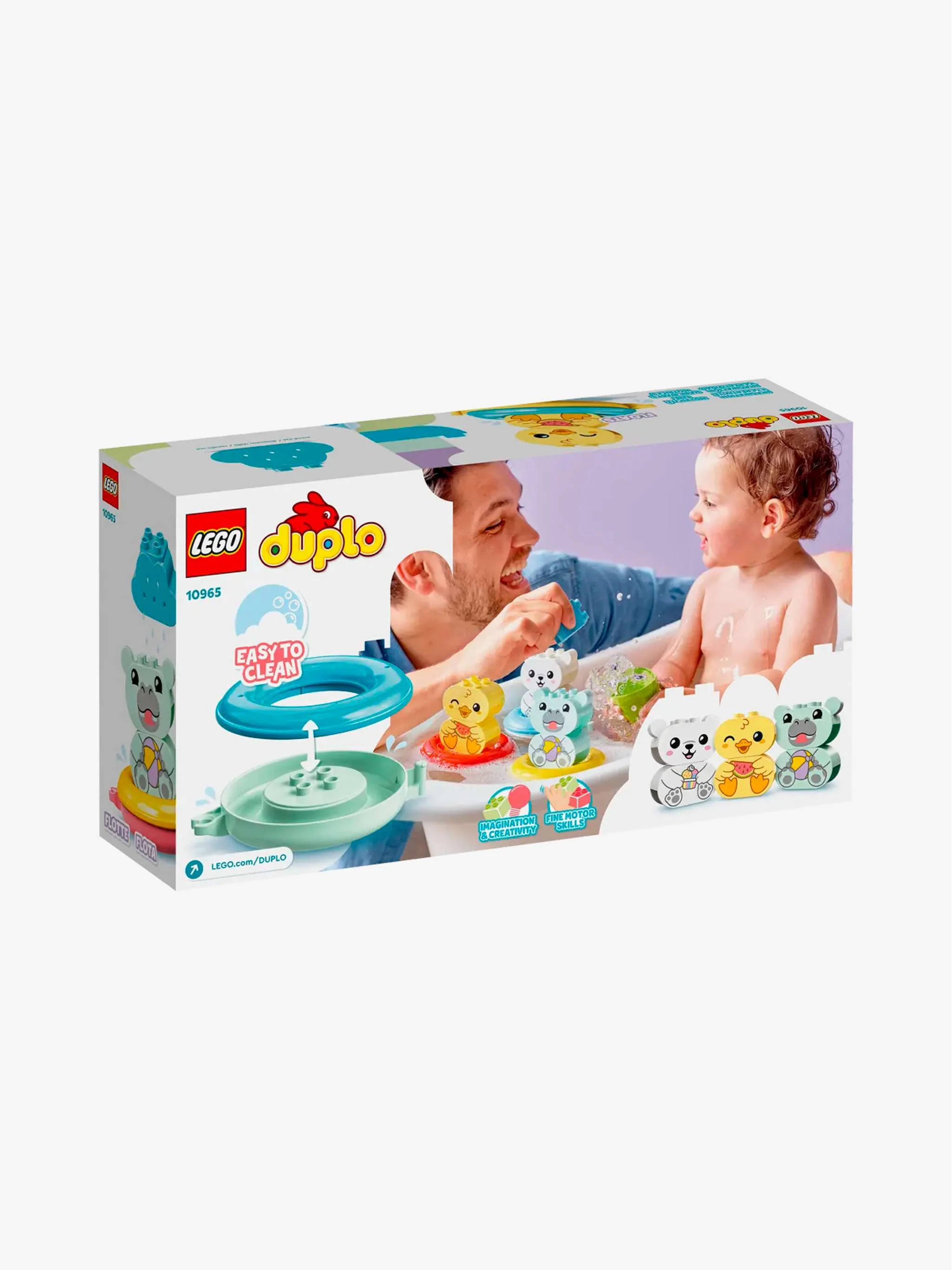 Juguete Duplo Tren de los Animales Flotante, juego de construcción y aprendizaje sensorial, Para Bebés - Image 3