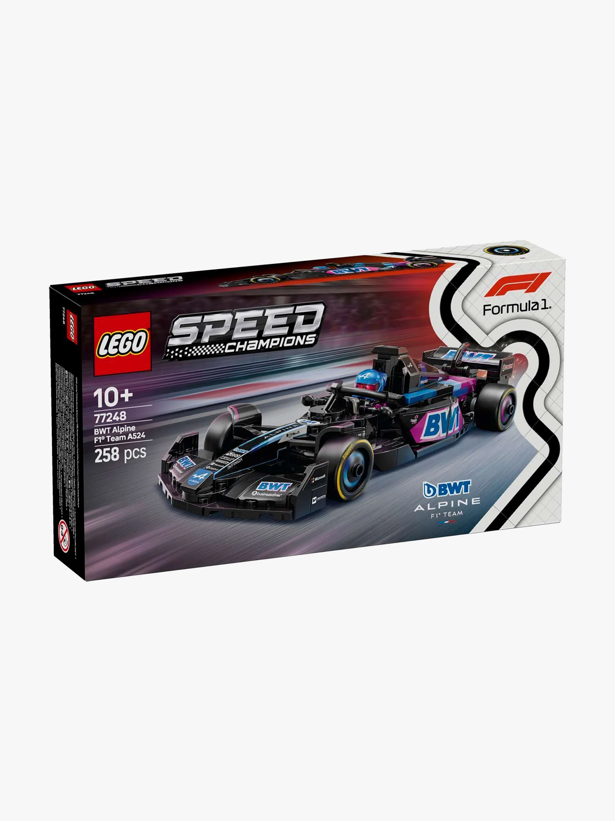 Juguete  Speed Champions - BWT Alpine F1 Team A524 Race Car, construcción de coche de carreras y colección, para Niños - Image 3