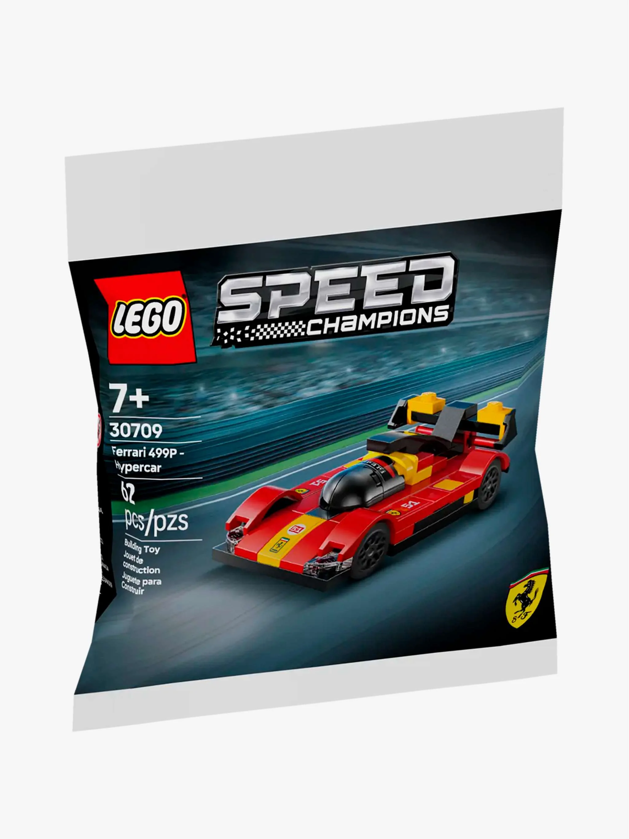Juguete Speed Champions - Ferrari 499P Hypercar, construcción de hypercar y colección, para Niños - Image 3