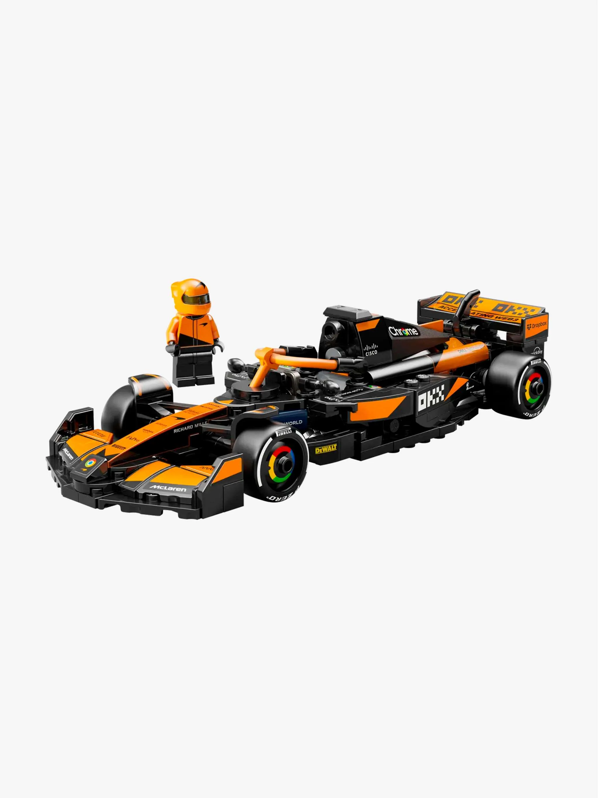 Juguete Speed Champions - McLaren F1 Team MCL38 Race Car, construcción de coche de carreras y colección, para Niños