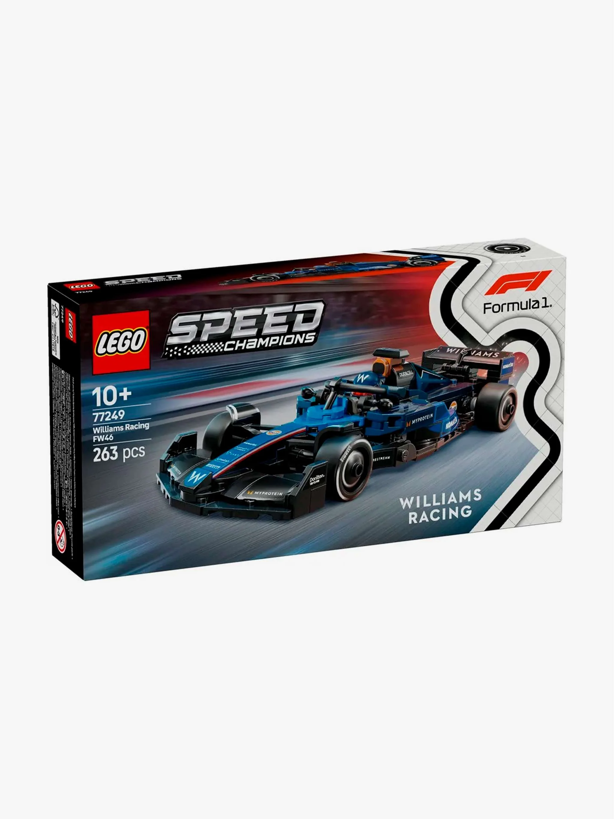 Juguete  Speed Champions - Williams Racing FW46 F1 Race Car, construcción de coche de carreras y colección, para Niños - Image 3