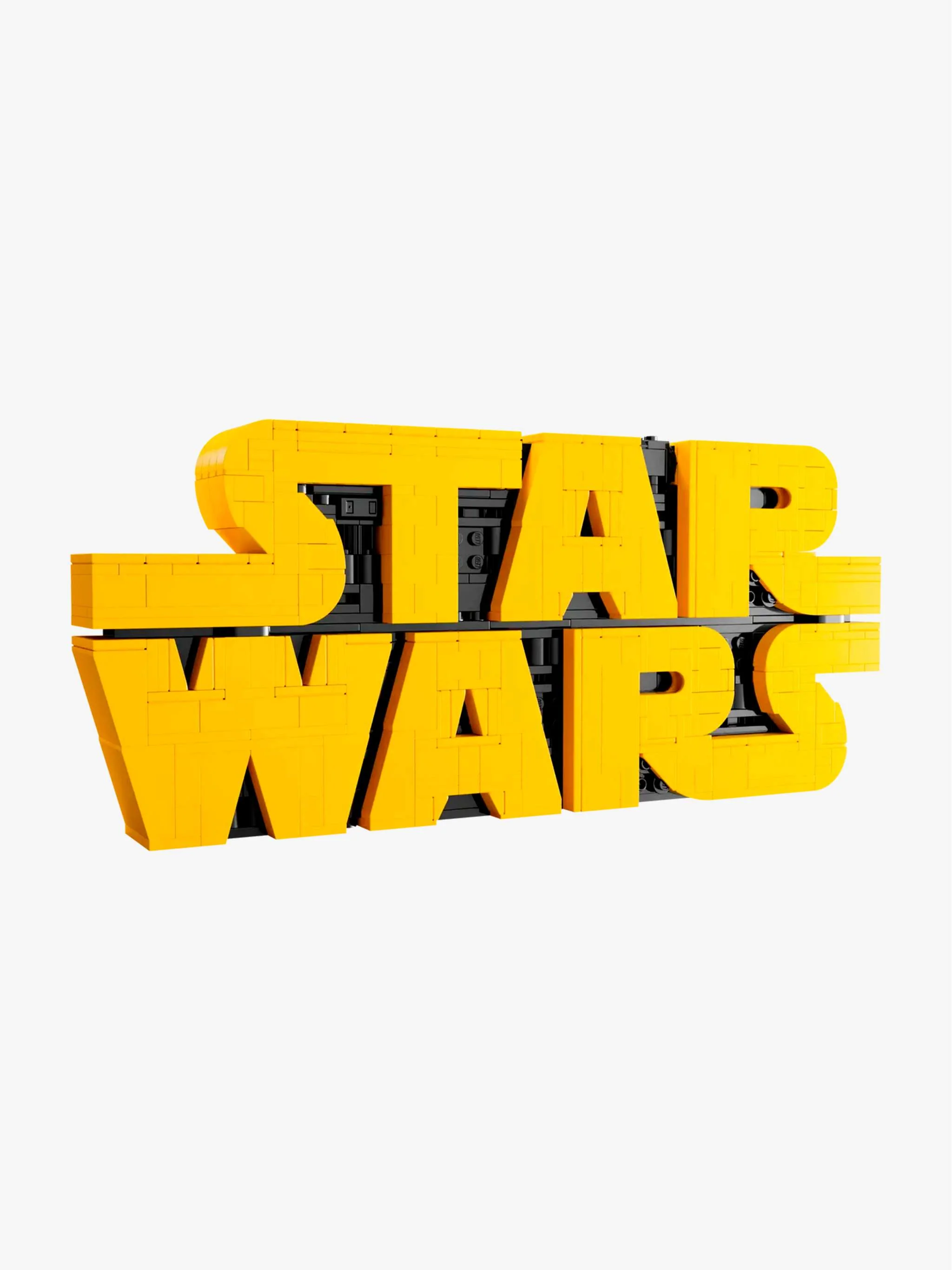 Juguete  Star Wars TM - Brick-Built Star Wars Logo, montaje decorativo y colección, para Niños