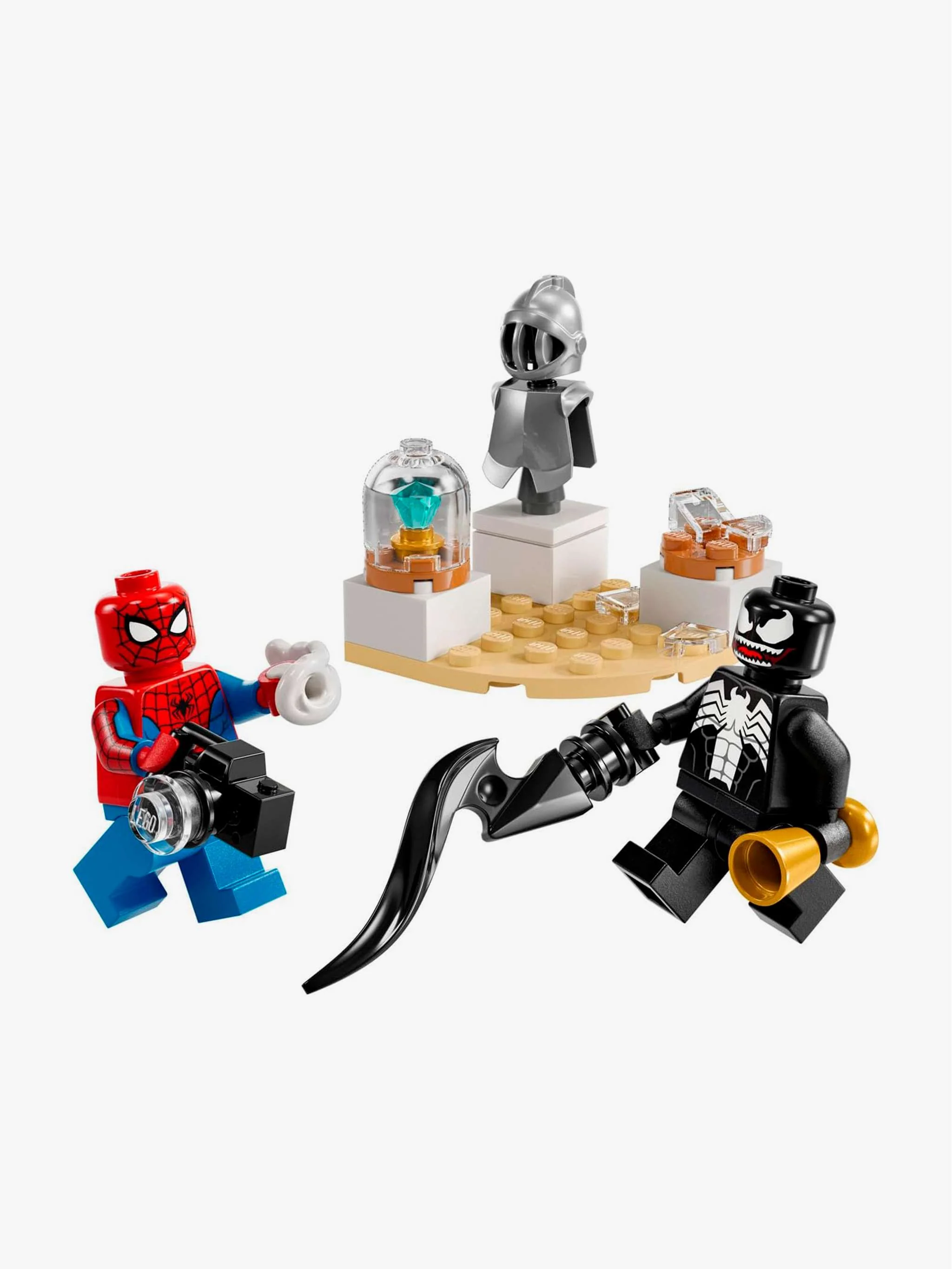 Juguete Super Heroes - Venom's Museum Robbery, montaje temático y juego de aventura, para Niños