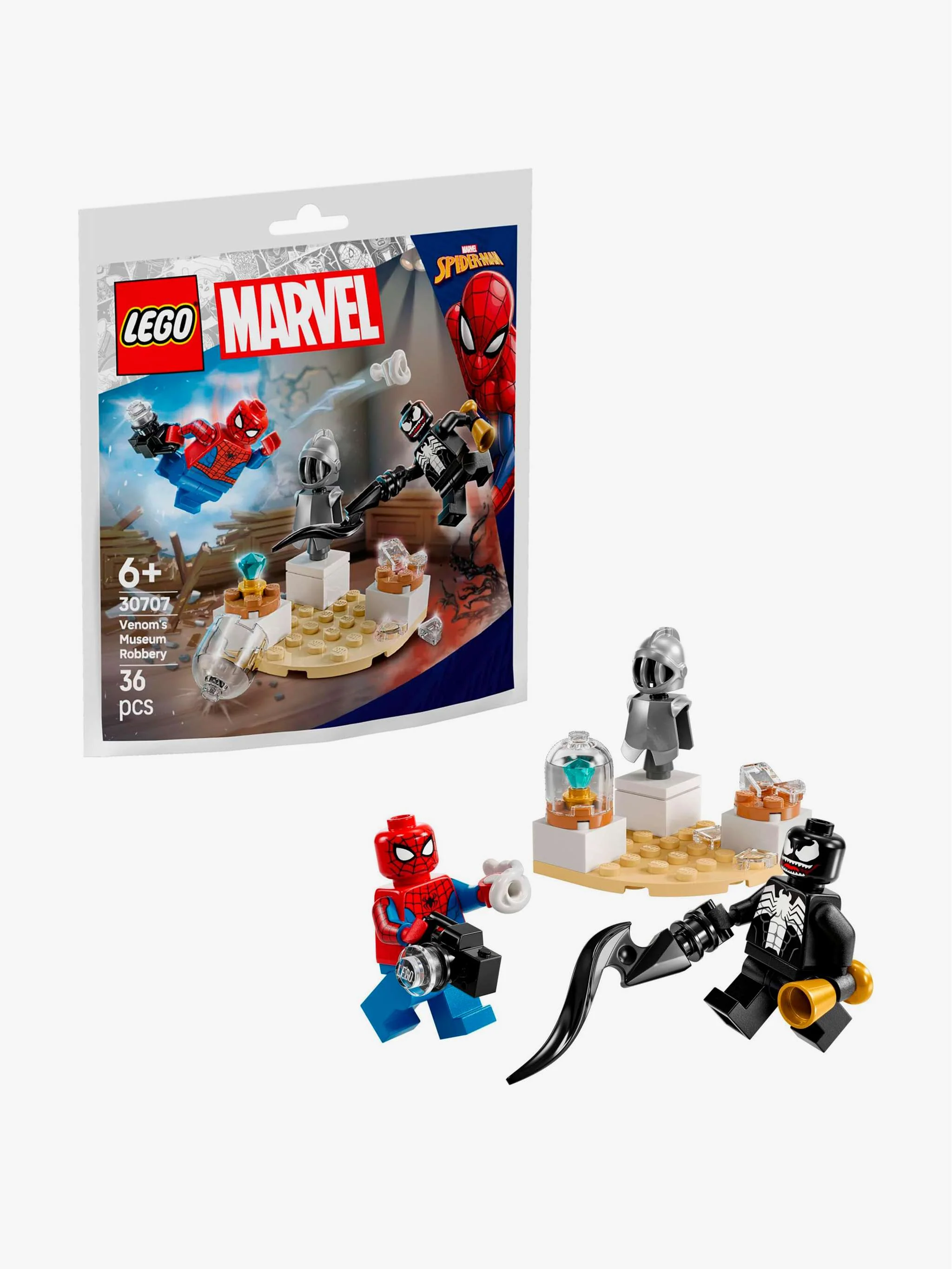 Juguete Super Heroes - Venom's Museum Robbery, montaje temático y juego de aventura, para Niños - Image 2