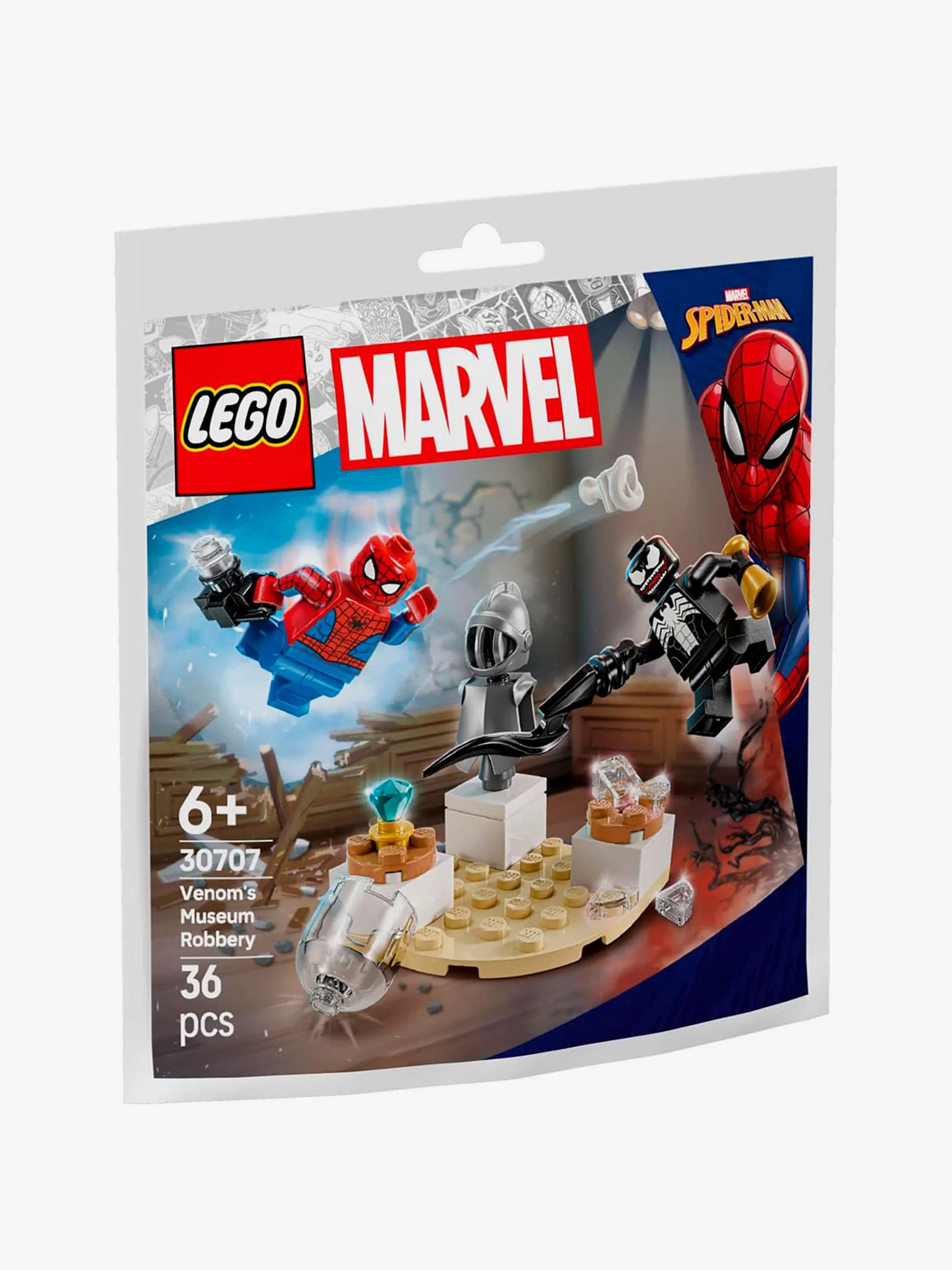 Juguete Super Heroes - Venom's Museum Robbery, montaje temático y juego de aventura, para Niños - Image 3